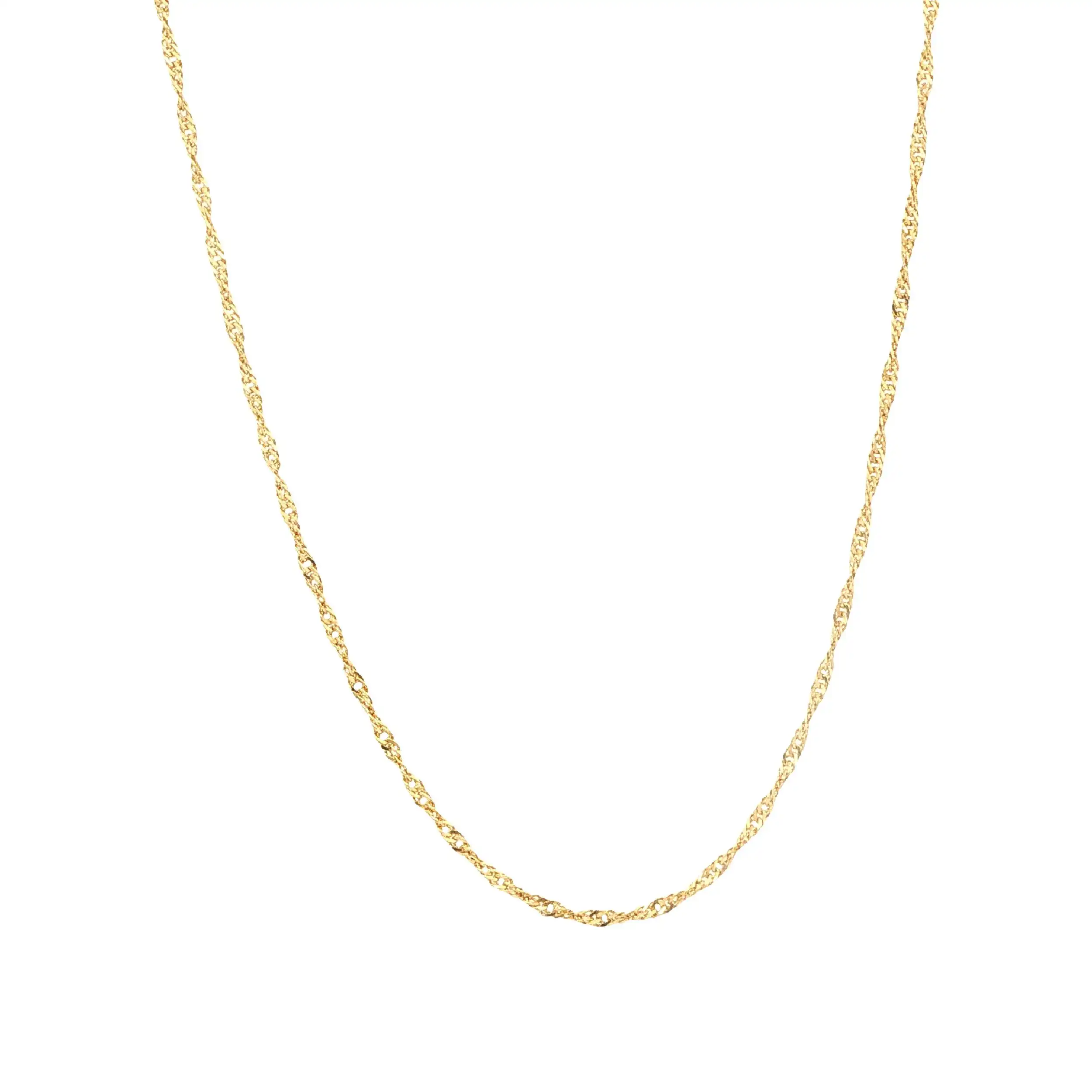 Kette Gelbgold gedreht