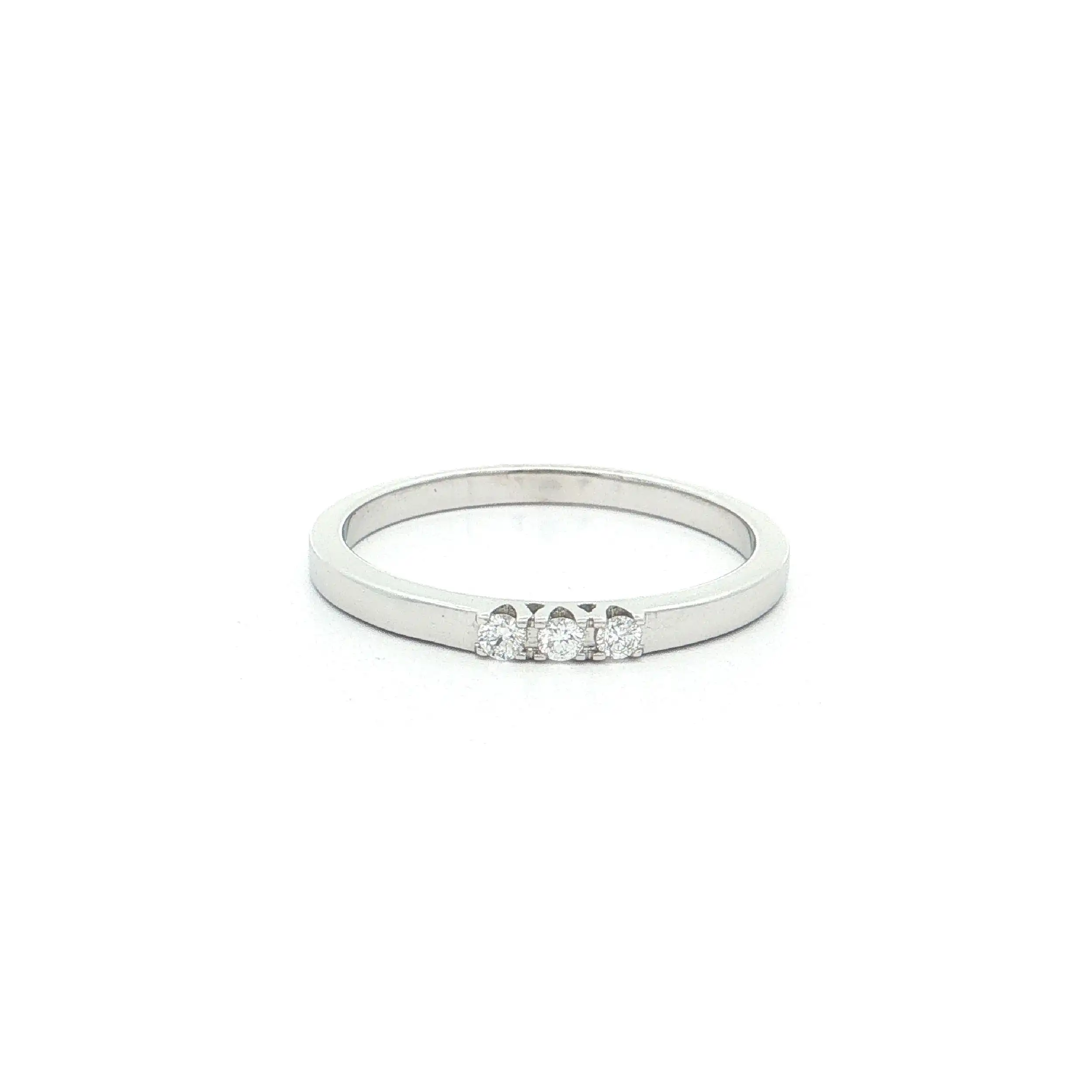 Ring Weißgold mit Brillanten Ring Weißgold mit Brillanten