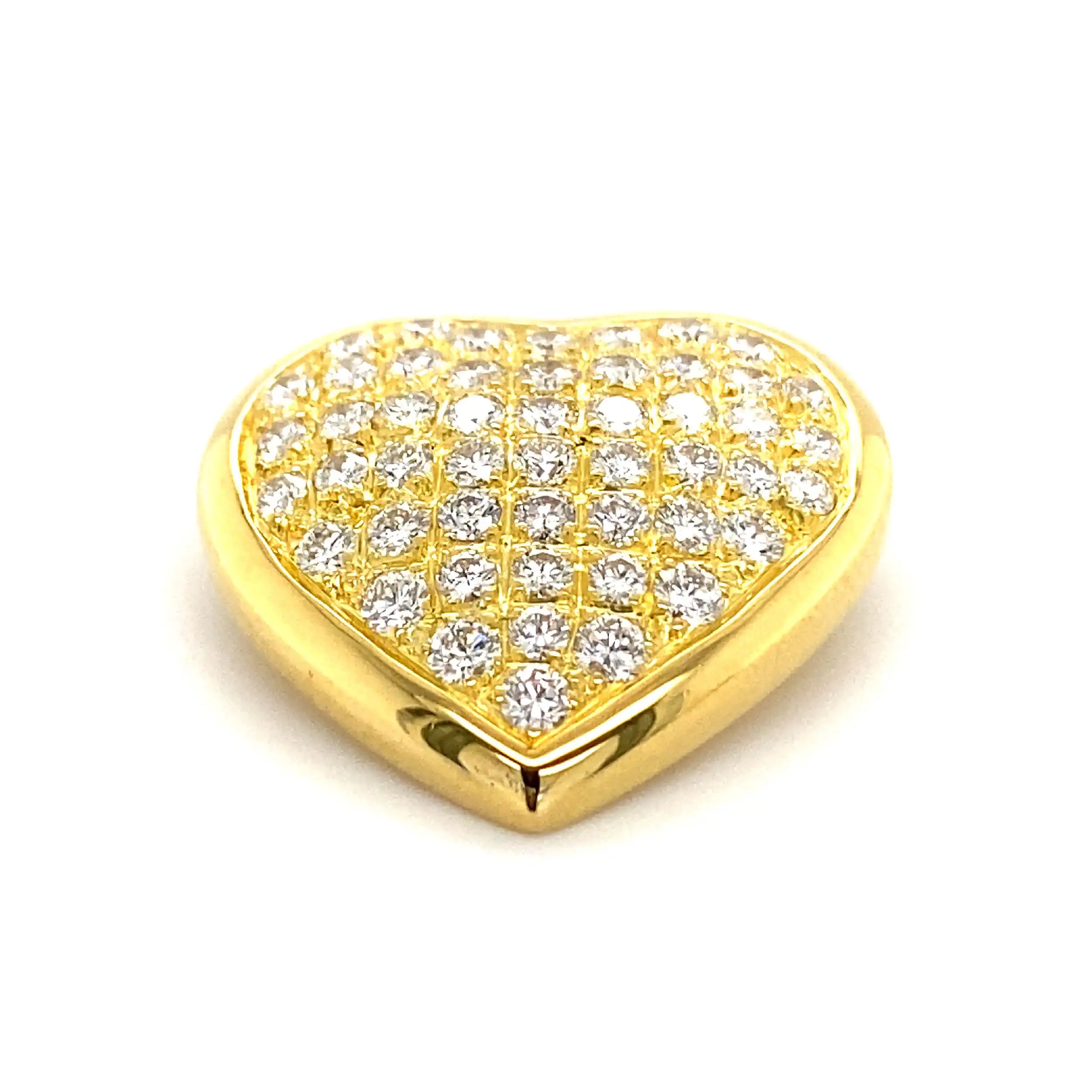 Anhänger Gelbgold Herz mit Brillanten Anhänger Gelbgold Herz mit Brillanten