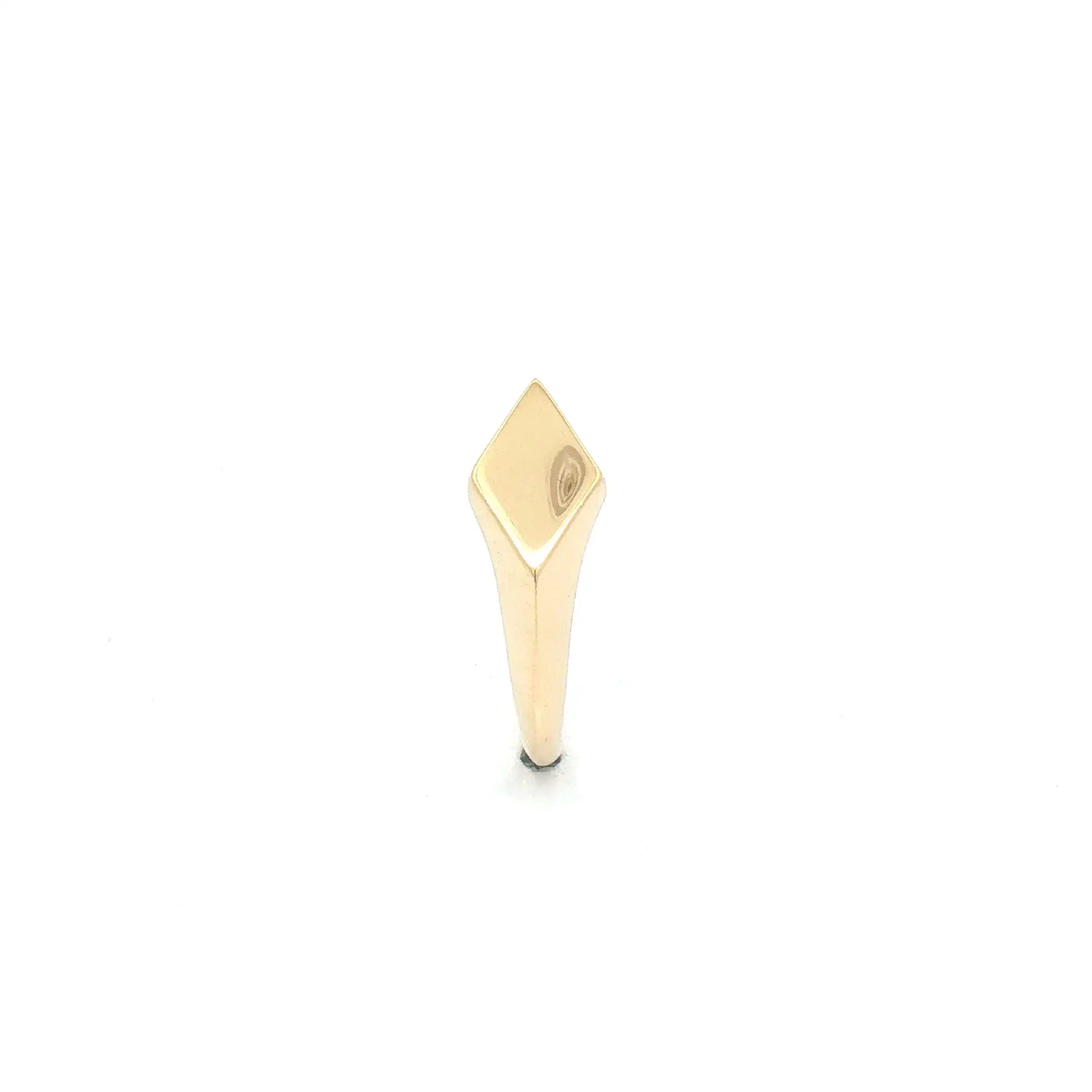 Ring Gelbgold mit Raute Muster