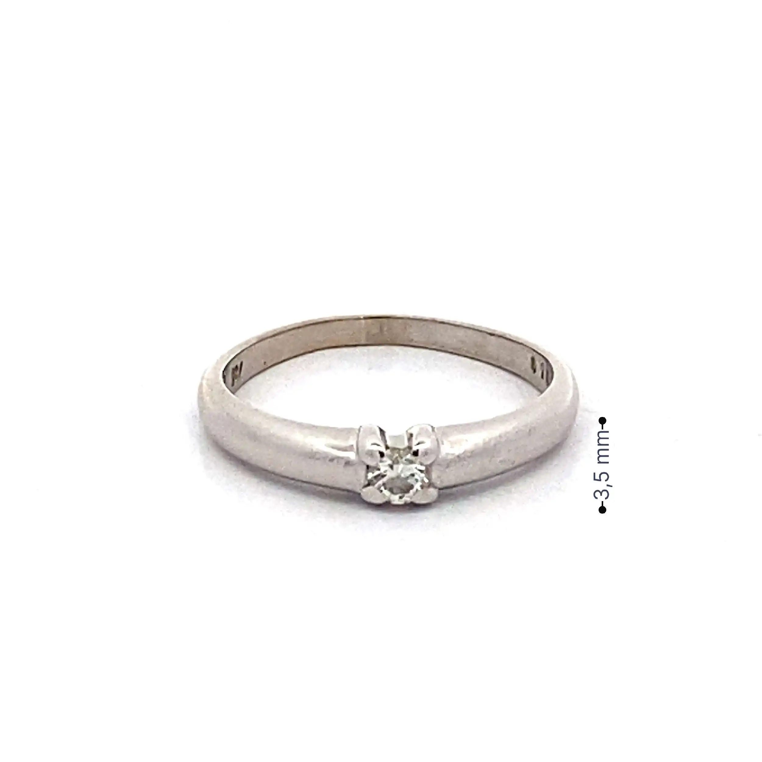 Ring Weißgold mit Brillant