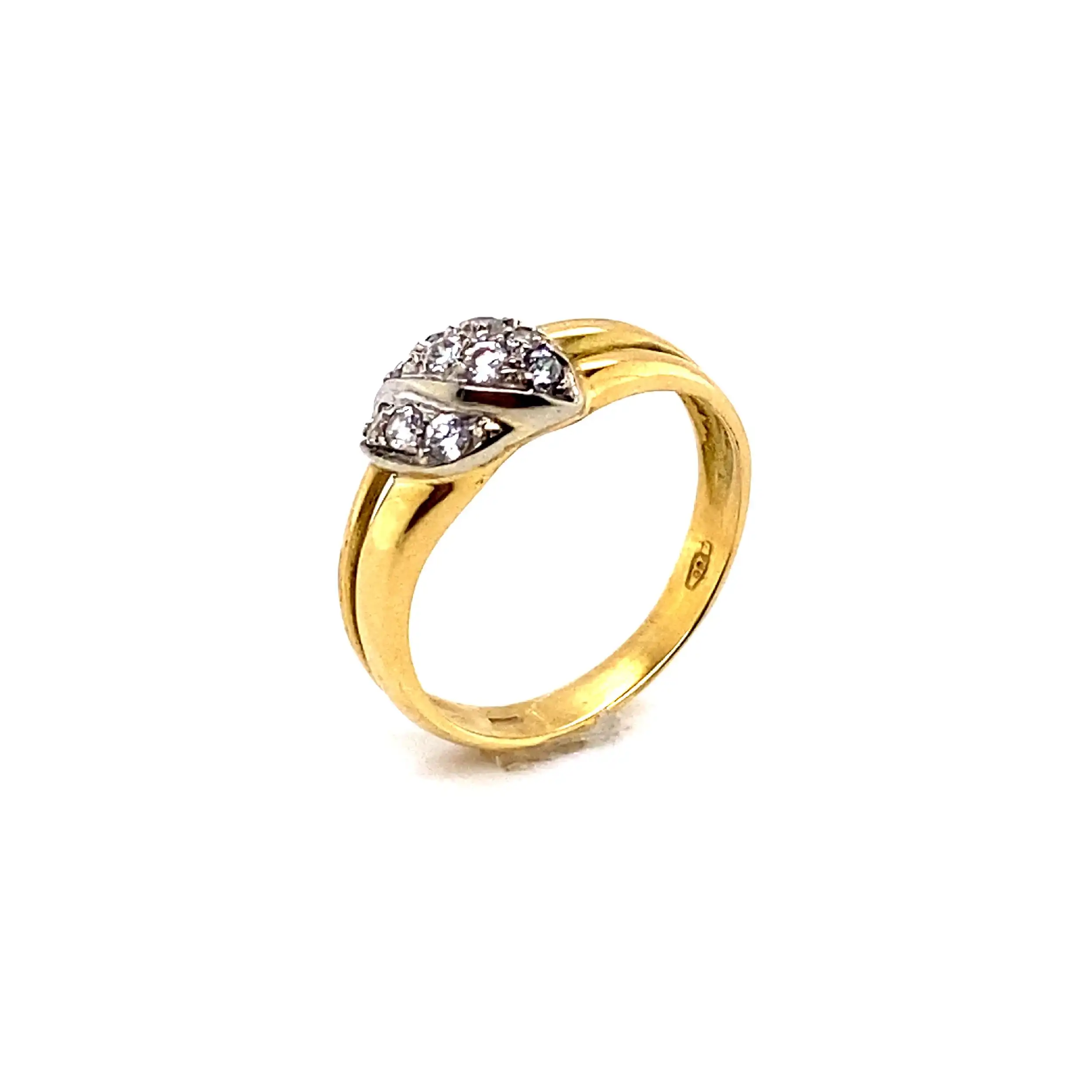 Ring Gelbgold mit Zirkonia