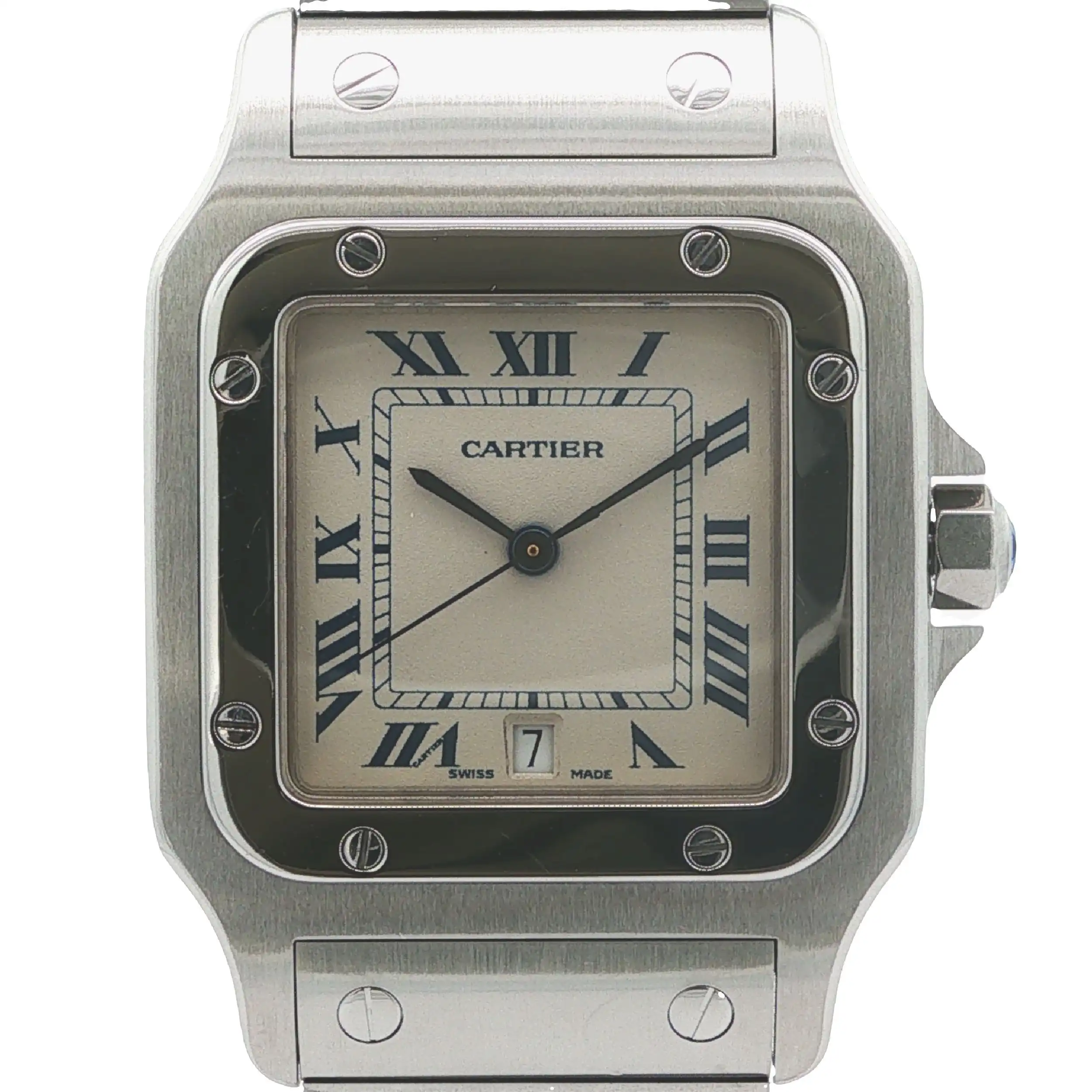 Damenuhr Cartier Santos Galbée