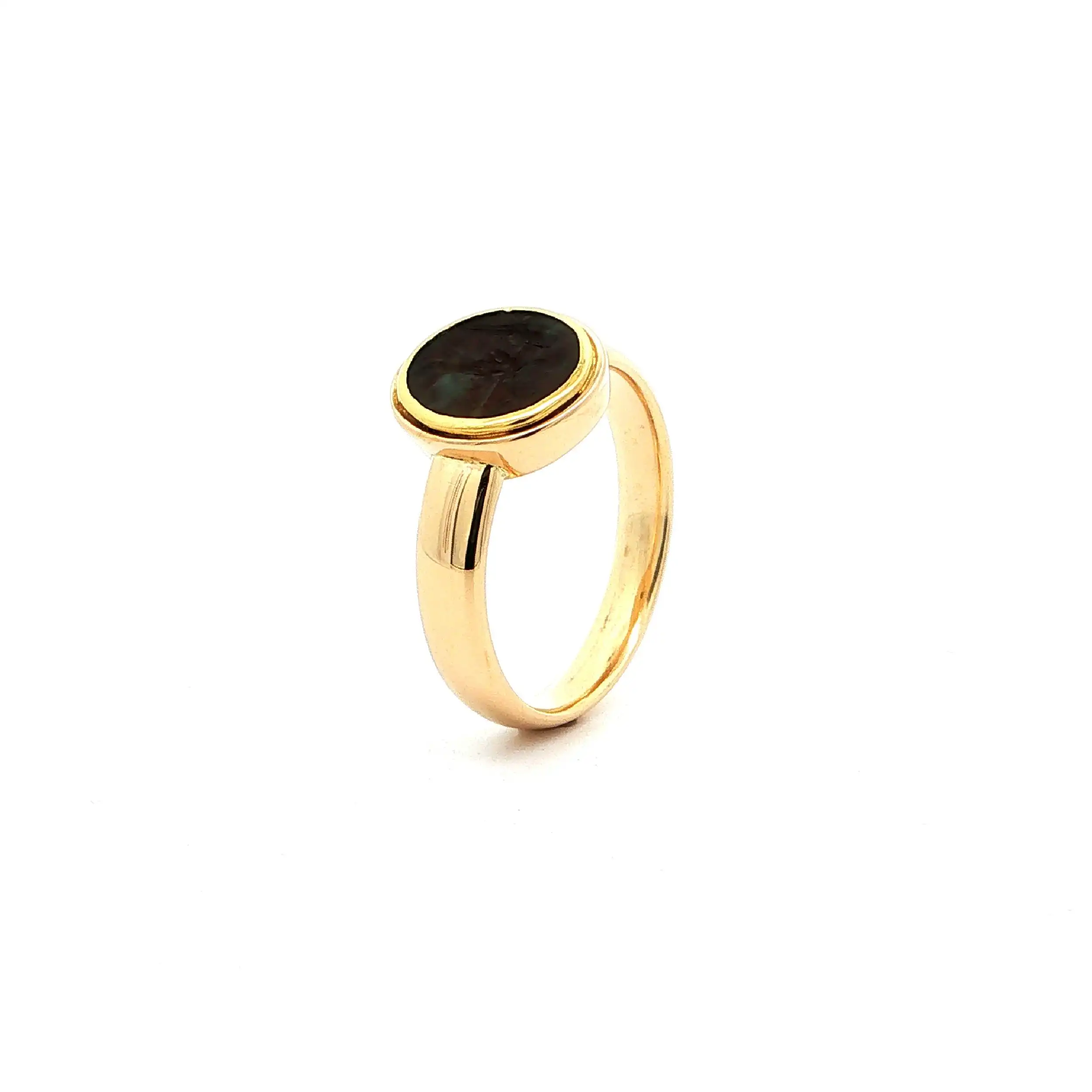Ring Gelbgold mit Gemme