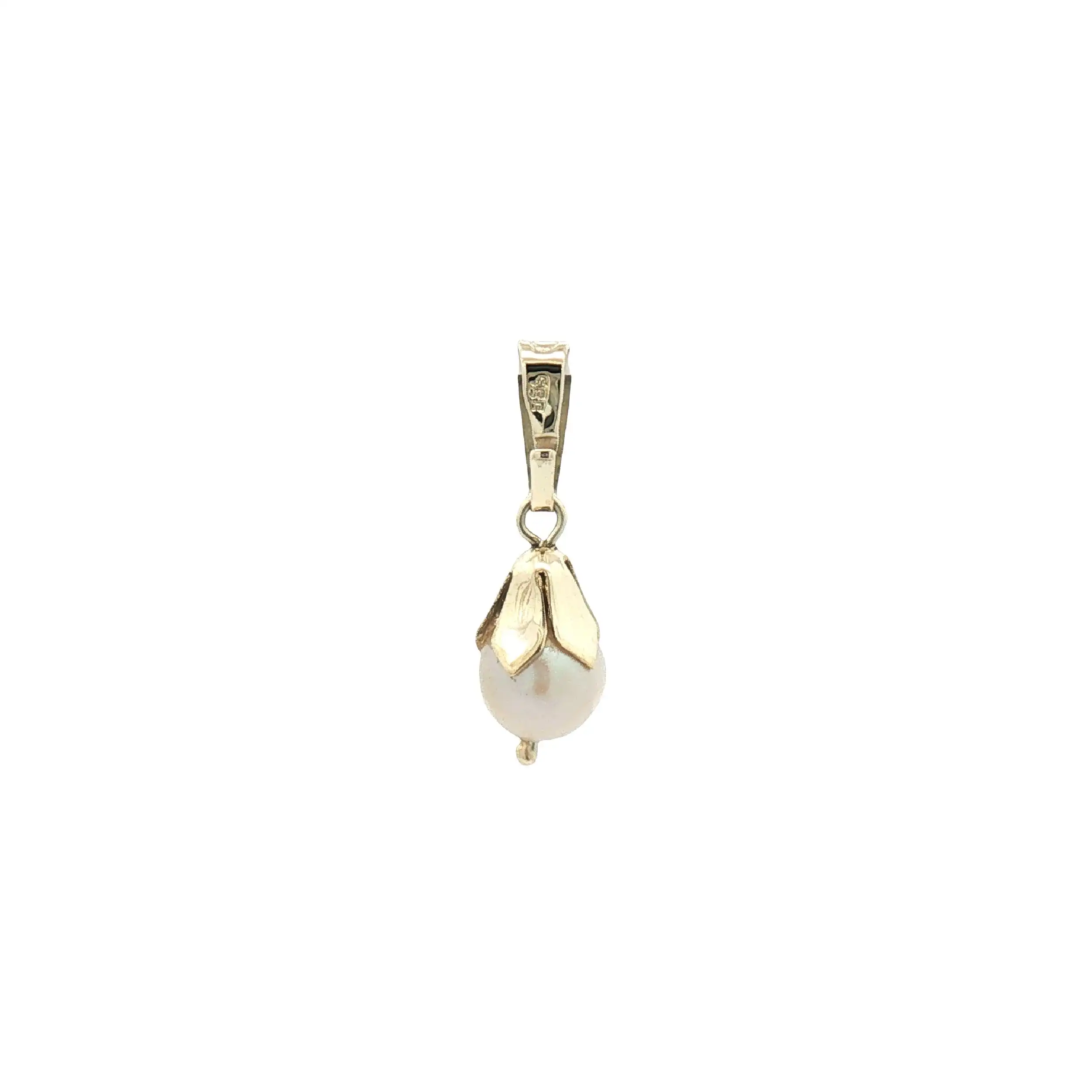Anhänger Gelbgold mit Perle