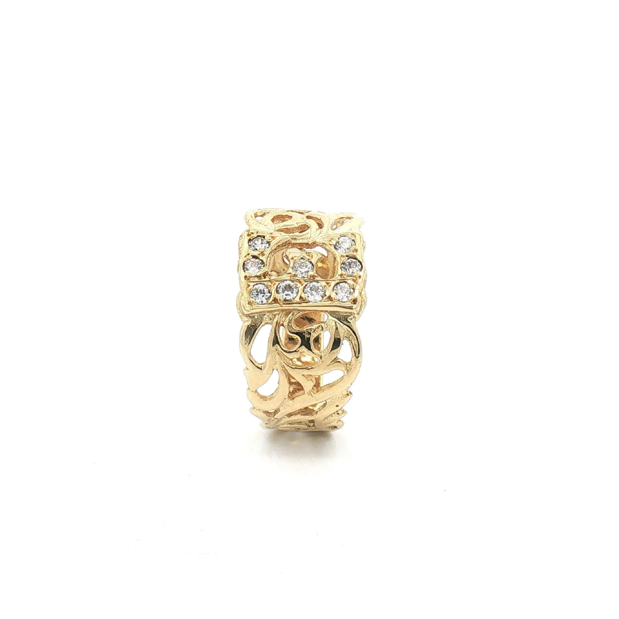 Ring Gelbgold mit Zirkonia 'E'