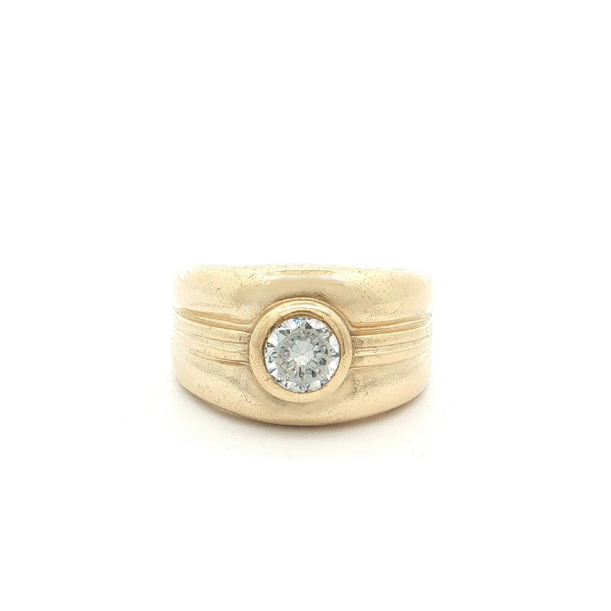 Ring Silber vergoldet mit Zirkonia
