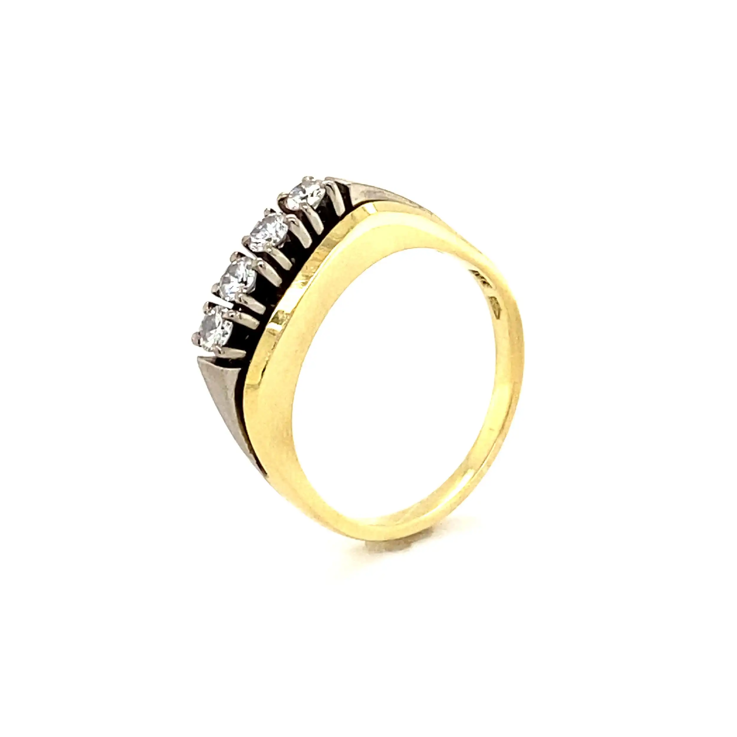 Ring Bicolor mit Brillanten Ring Bicolor mit Brillanten