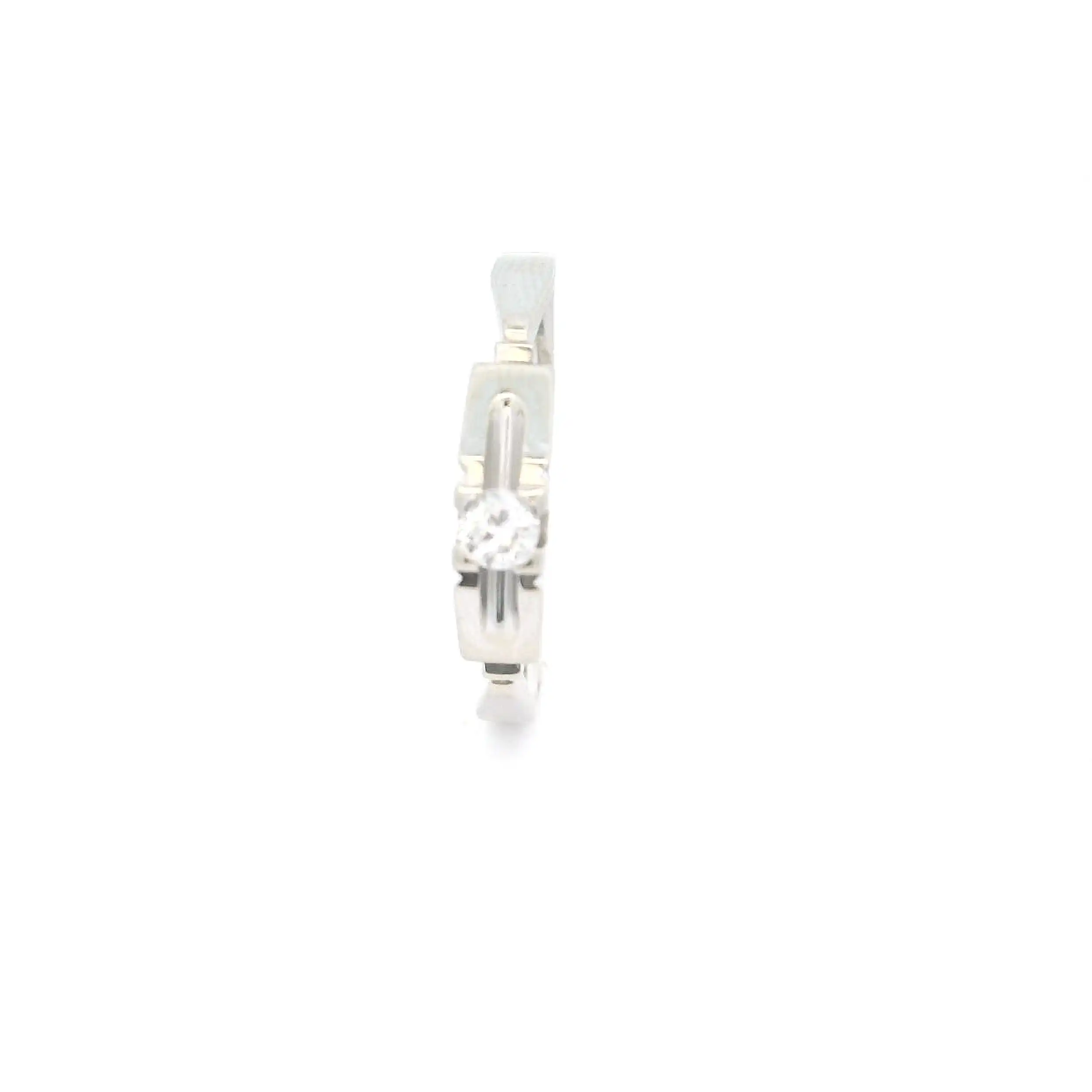 Ring Weißgold mit Brillant Solitär Ring Weißgold mit Brillant Solitär