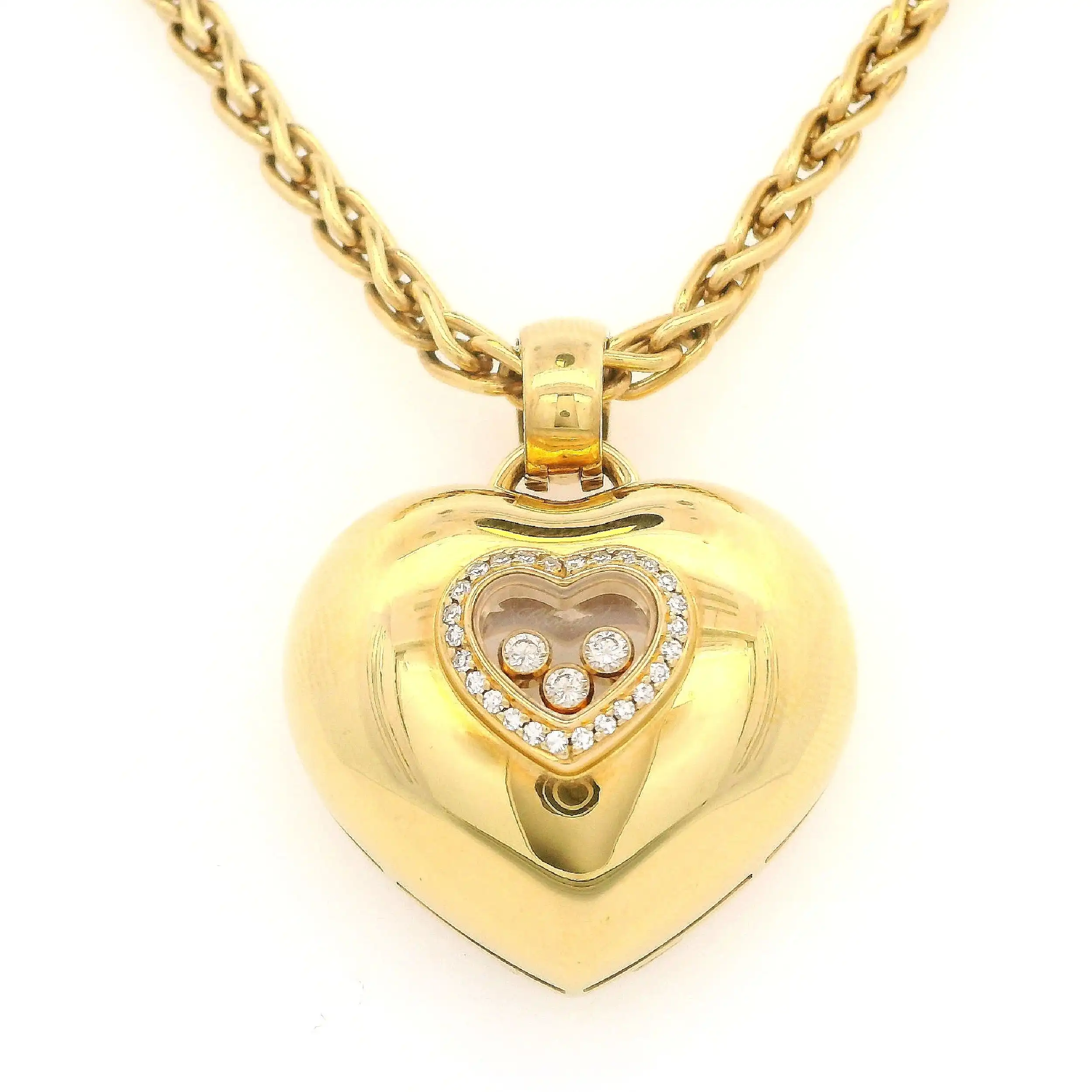 Collier Chopard Happy Diamonds mit Box und Papieren Collier Chopard Happy Diamonds mit Box und Papieren