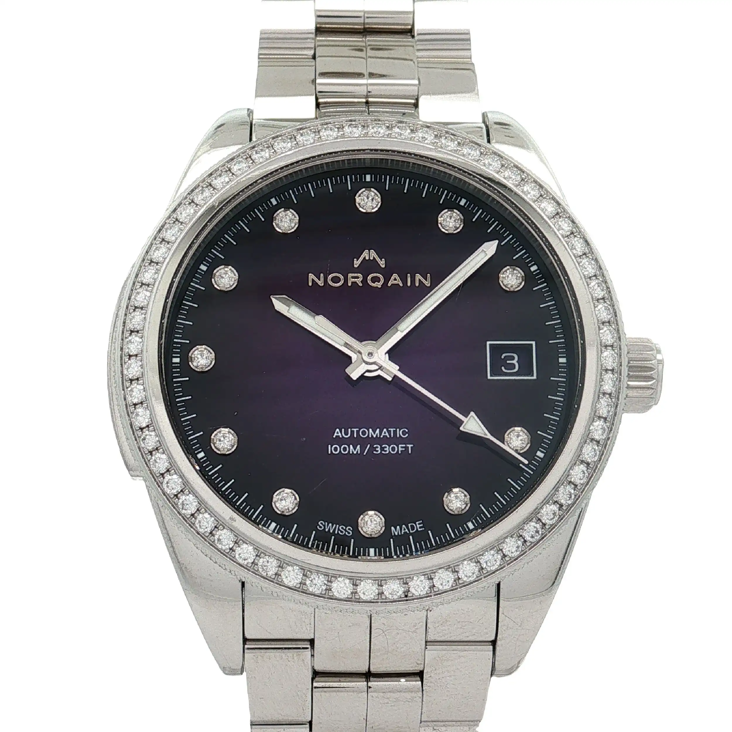 Herrenuhr Norqain Adventure Sport 37 mm mit Brillantzifferblatt Herrenuhr Norqain Adventure Sport 37 mm mit Brillantzifferblatt