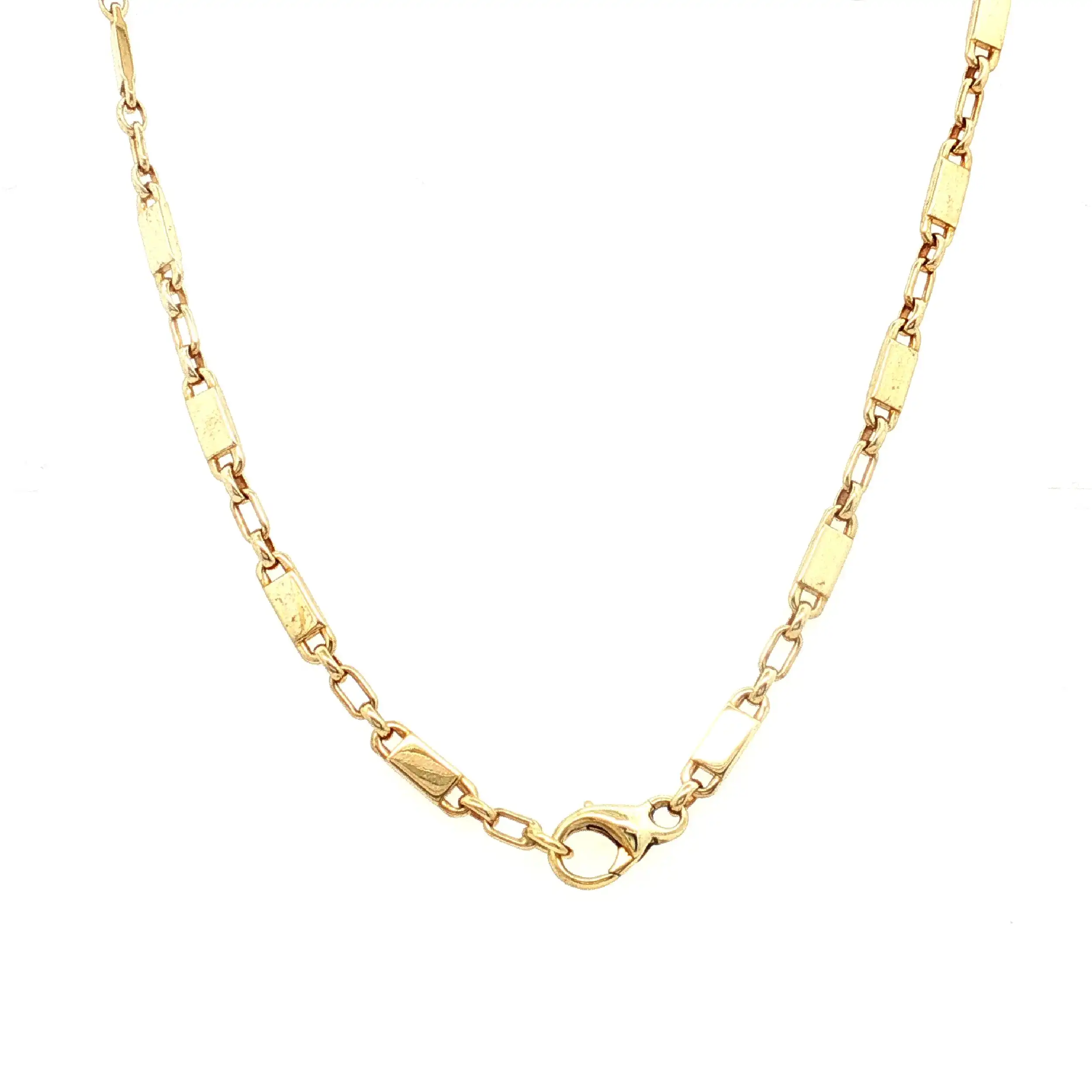 Plattenkette Gelbgold Plattenkette Gelbgold