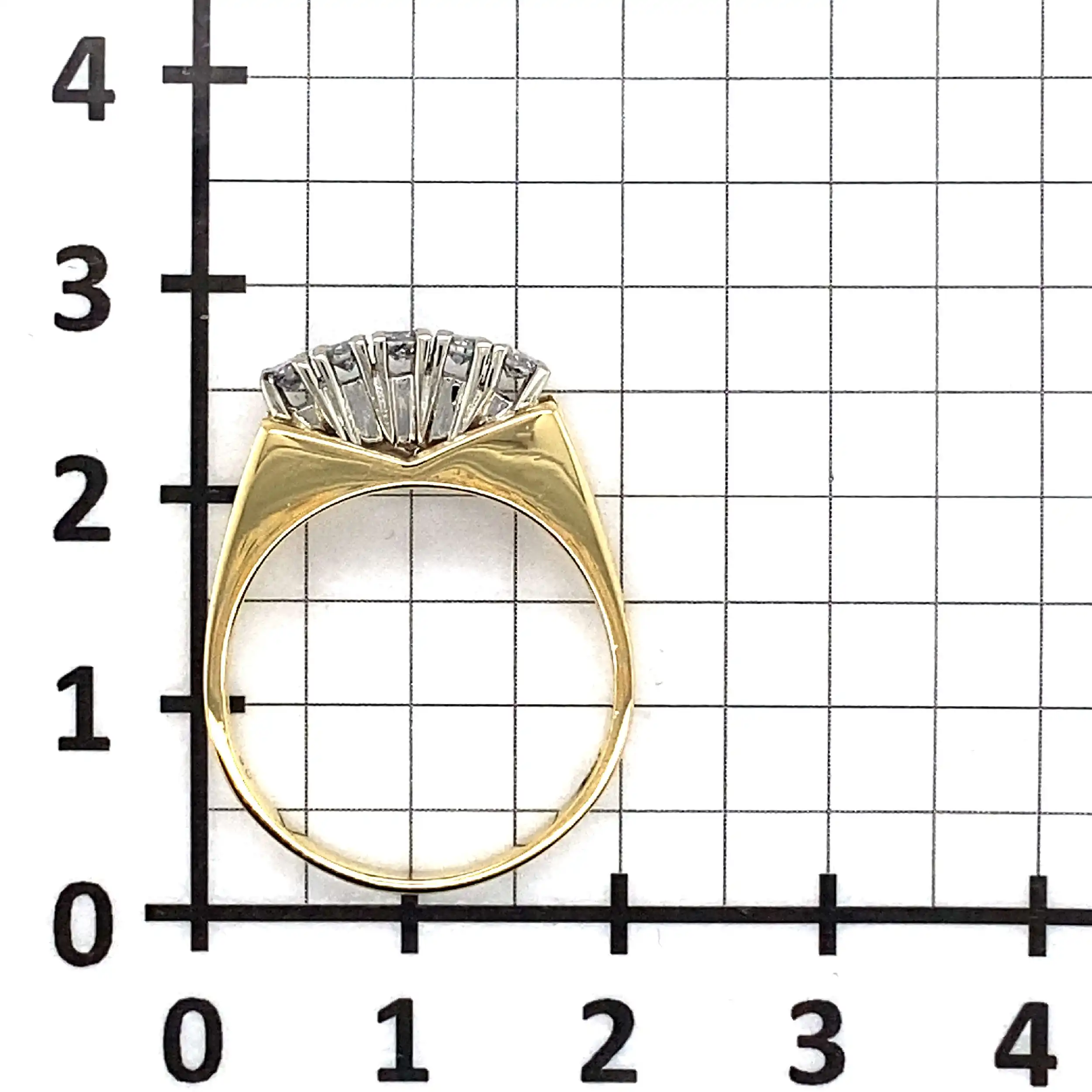 Ring Bicolor mit Diamanten Ring Bicolor mit Diamanten