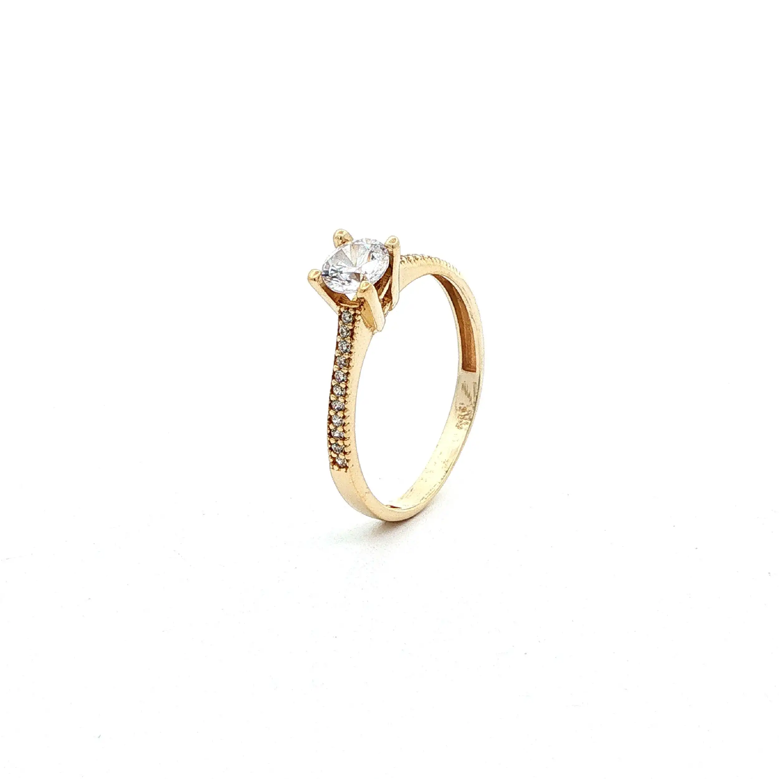 Ring Gelbgold mit Zirkonia