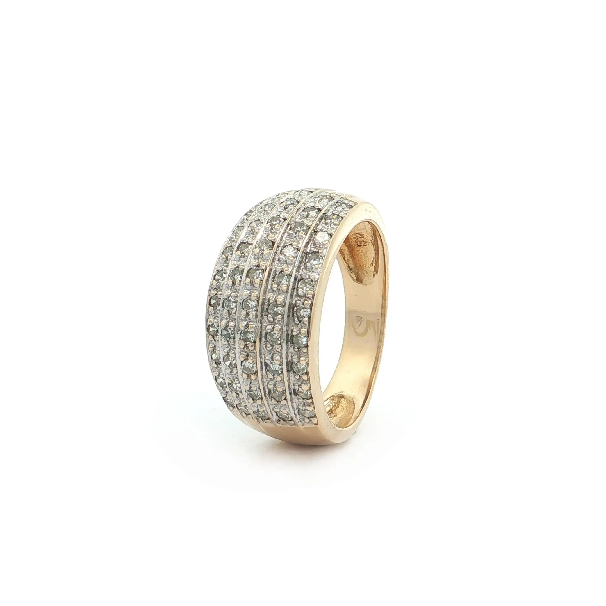 Ring Bicolor mit Diamanten