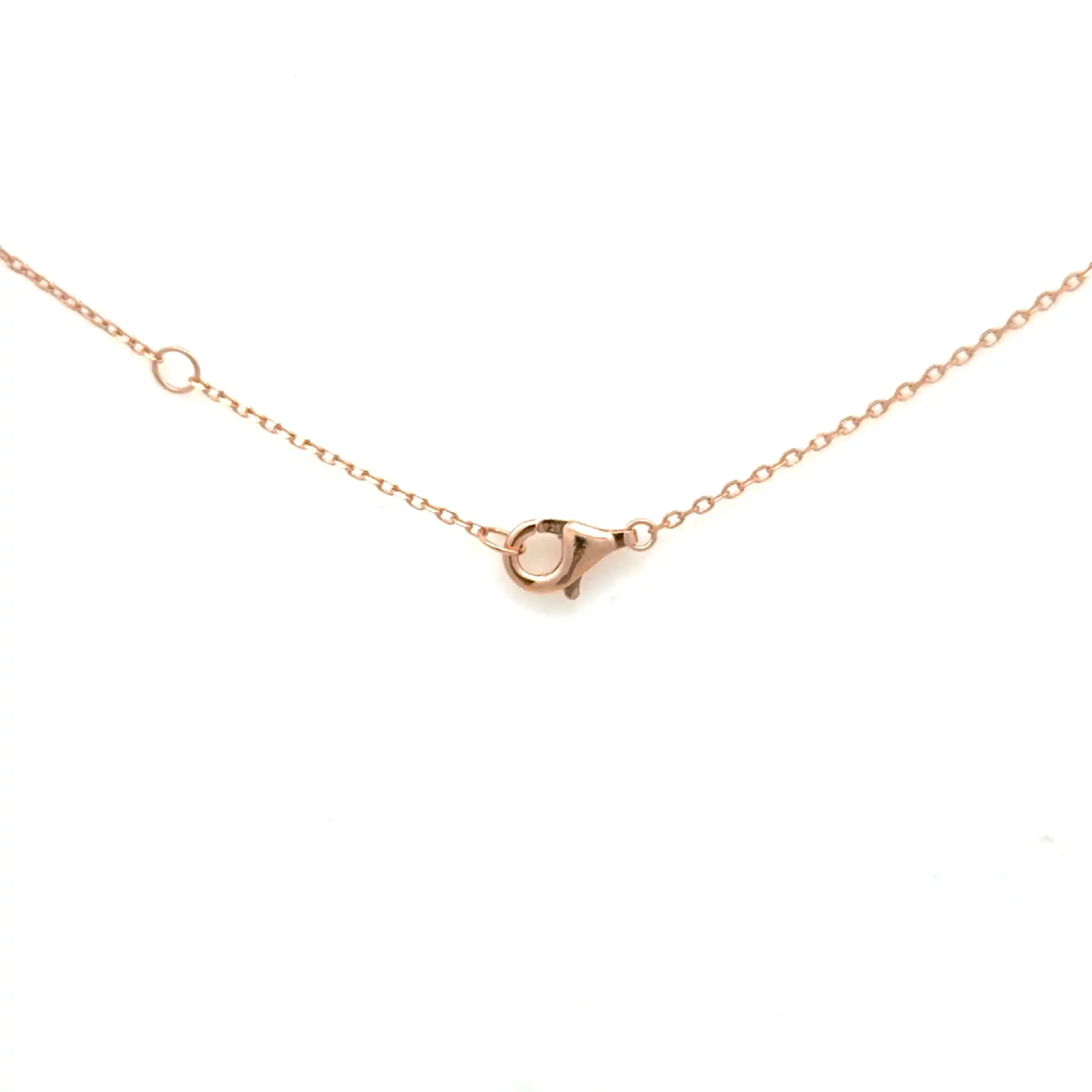 Collier Silber rose vergoldet Sternzeichen Widder mit 4 Zirkonia Collier Silber rose vergoldet Sternzeichen Widder mit 4 Zirkonia