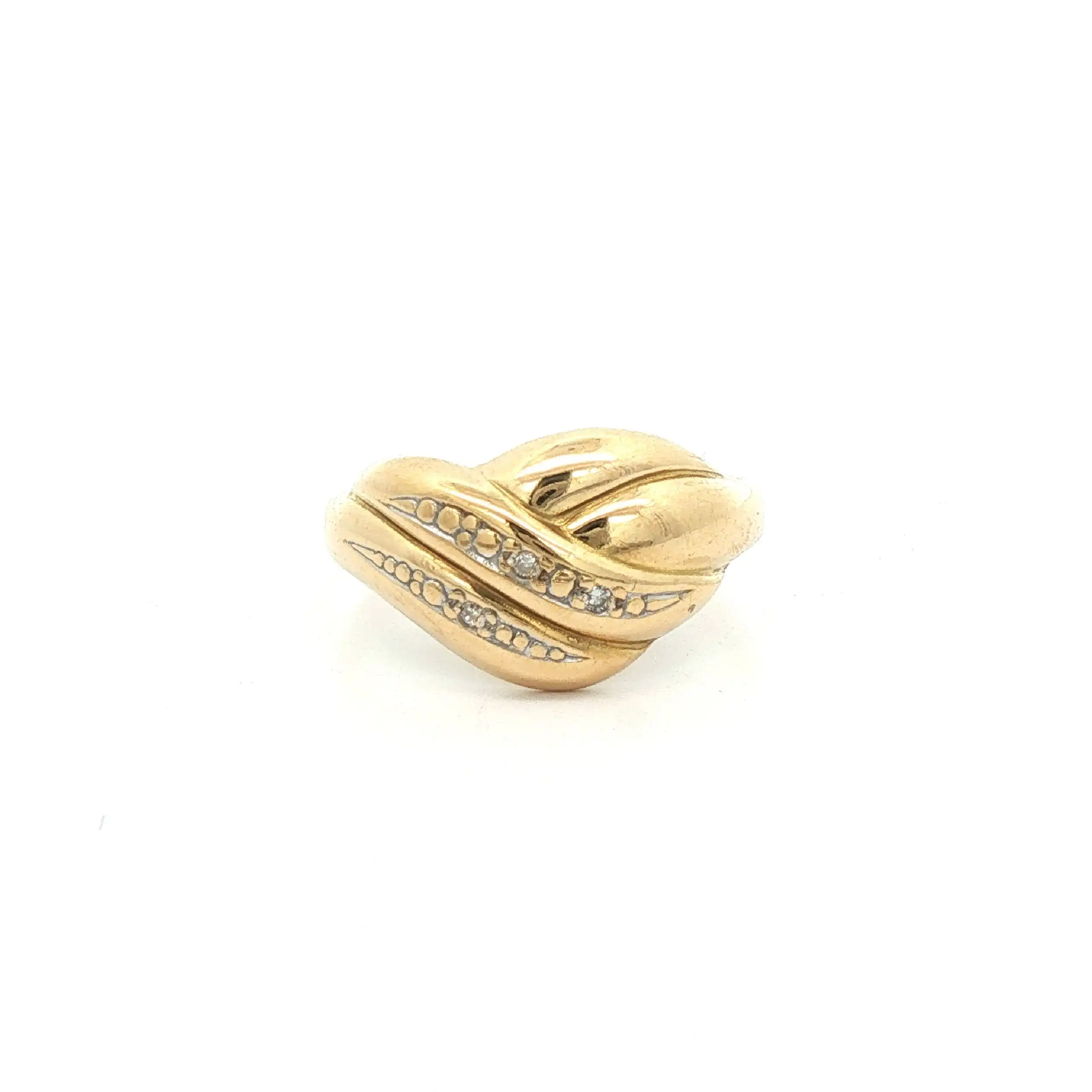 Ring Gelbgold mit Diamanten Ring Gelbgold mit Diamanten