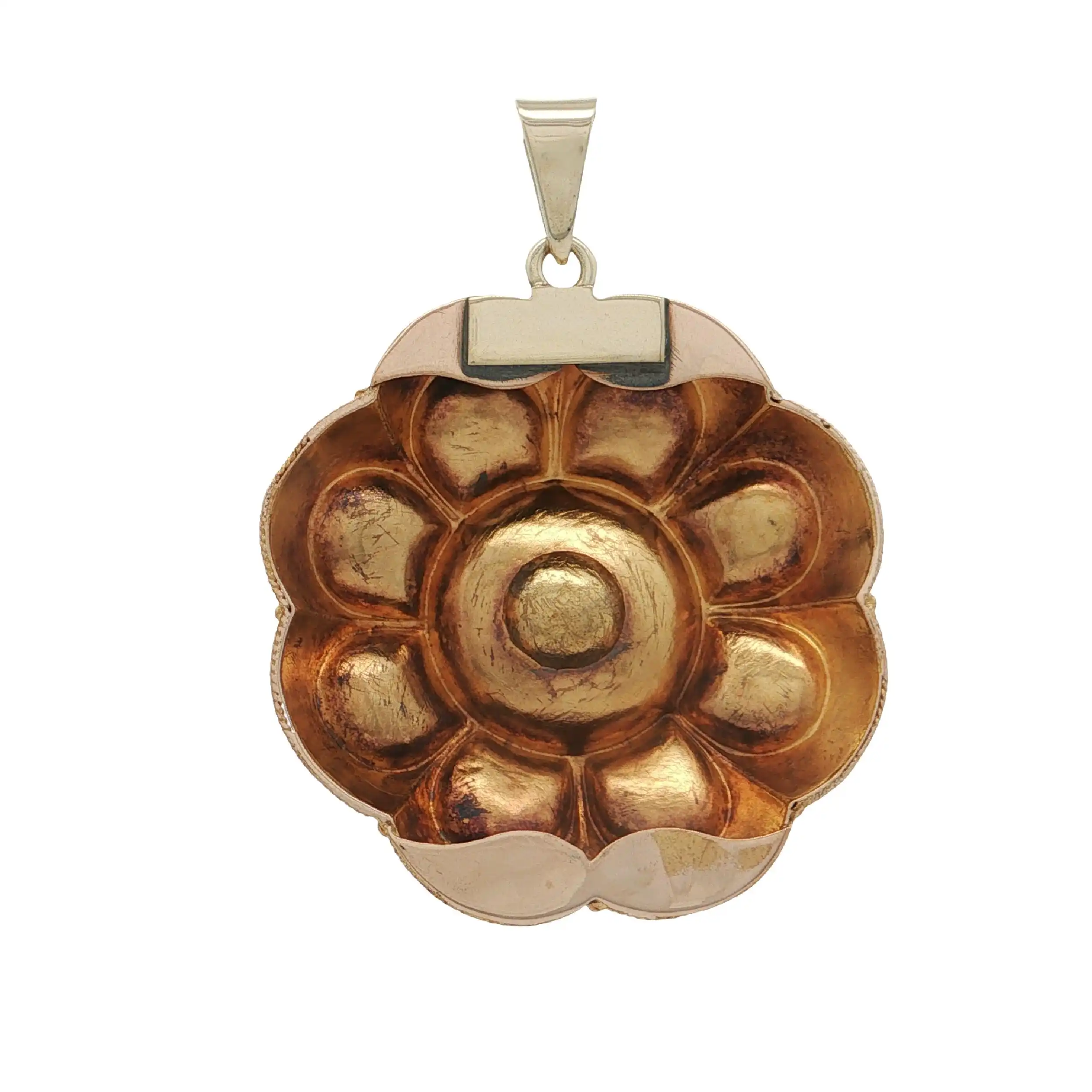 Anhänger Gelbgold mit Almandin Granat Anhänger Gelbgold mit Almandin Granat
