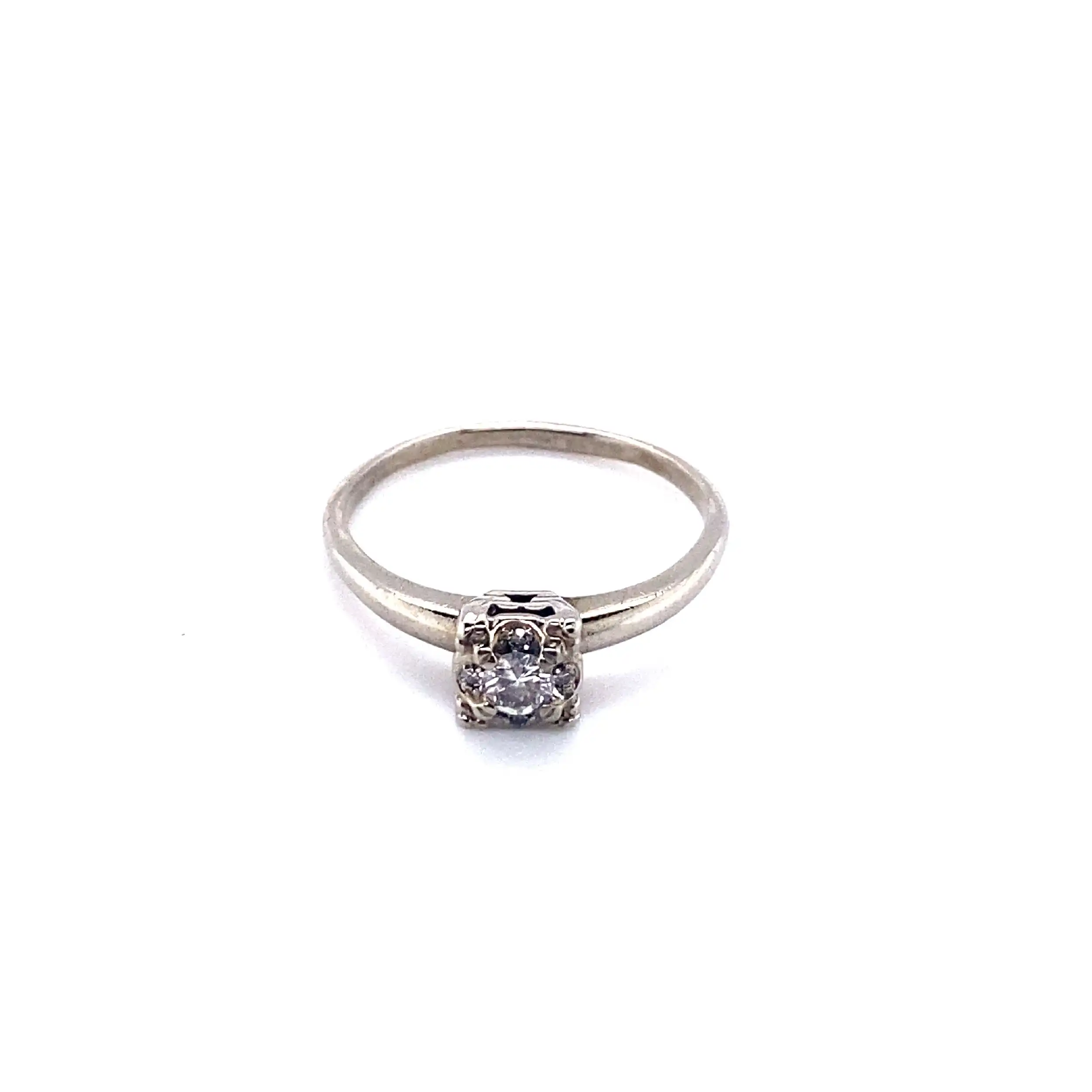 Ring Weißgold mit Brillant
