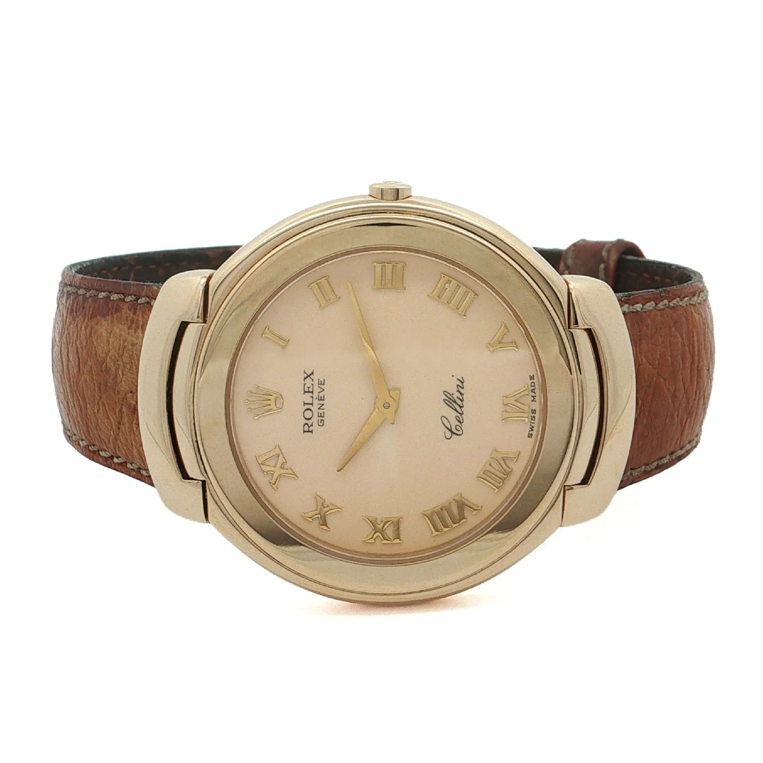 Herrenuhr Rolex Oyster Perpetual Cellini 18 K Gelbgold Kal. 6623 nur Box