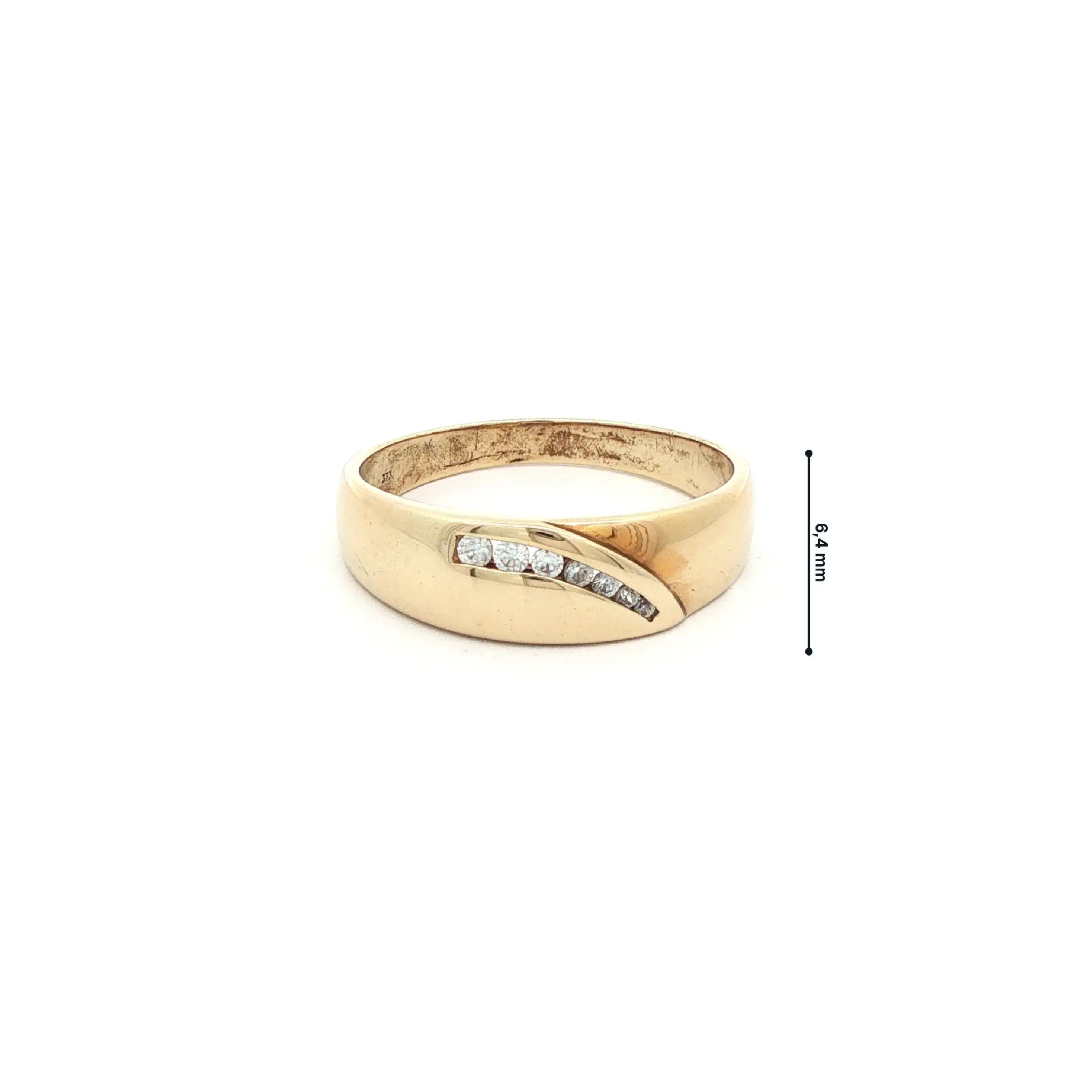 Ring Gelbgold mit Zirkonia Ring Gelbgold mit Zirkonia