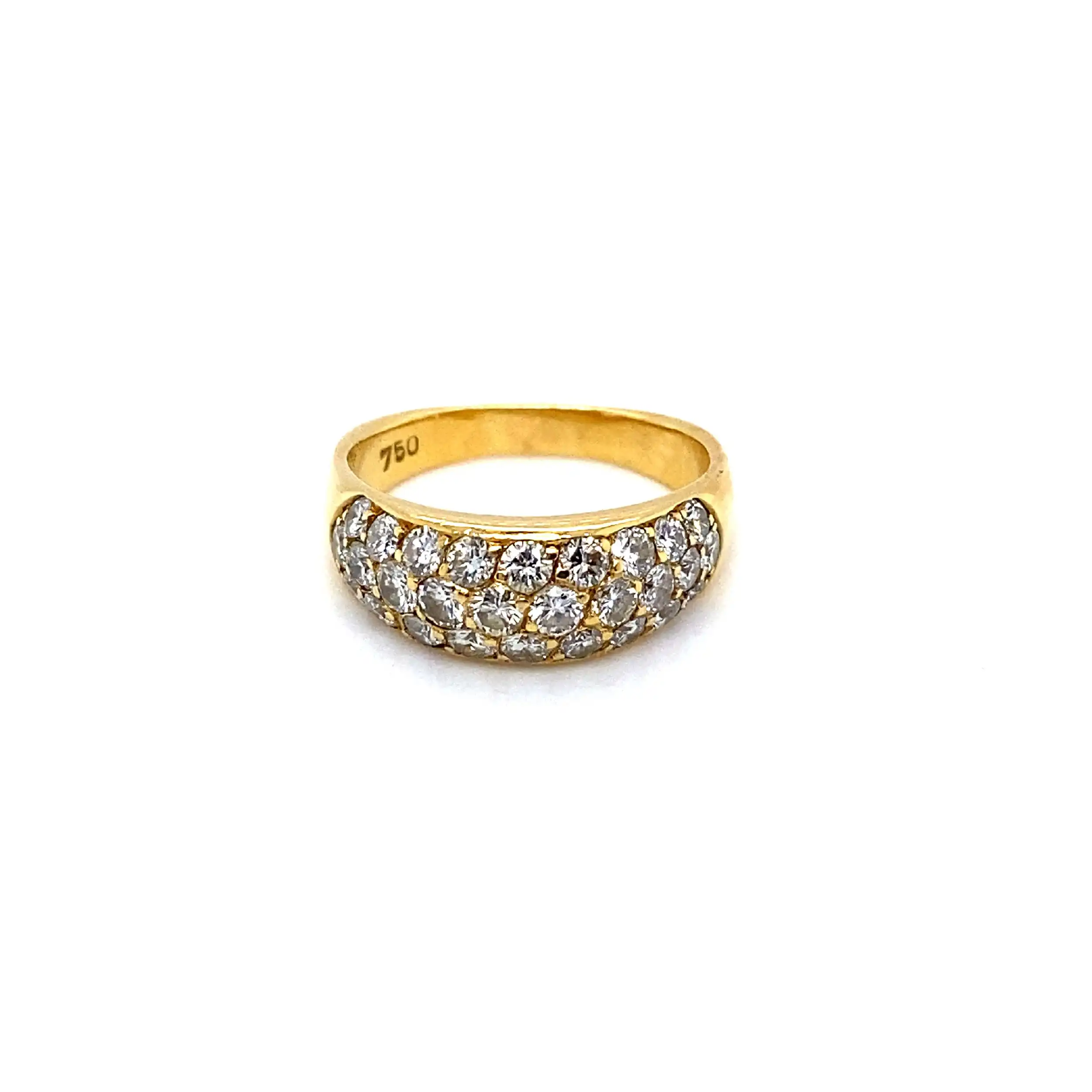Ring Gelbgold mit Brillanten Ring Gelbgold mit Brillanten