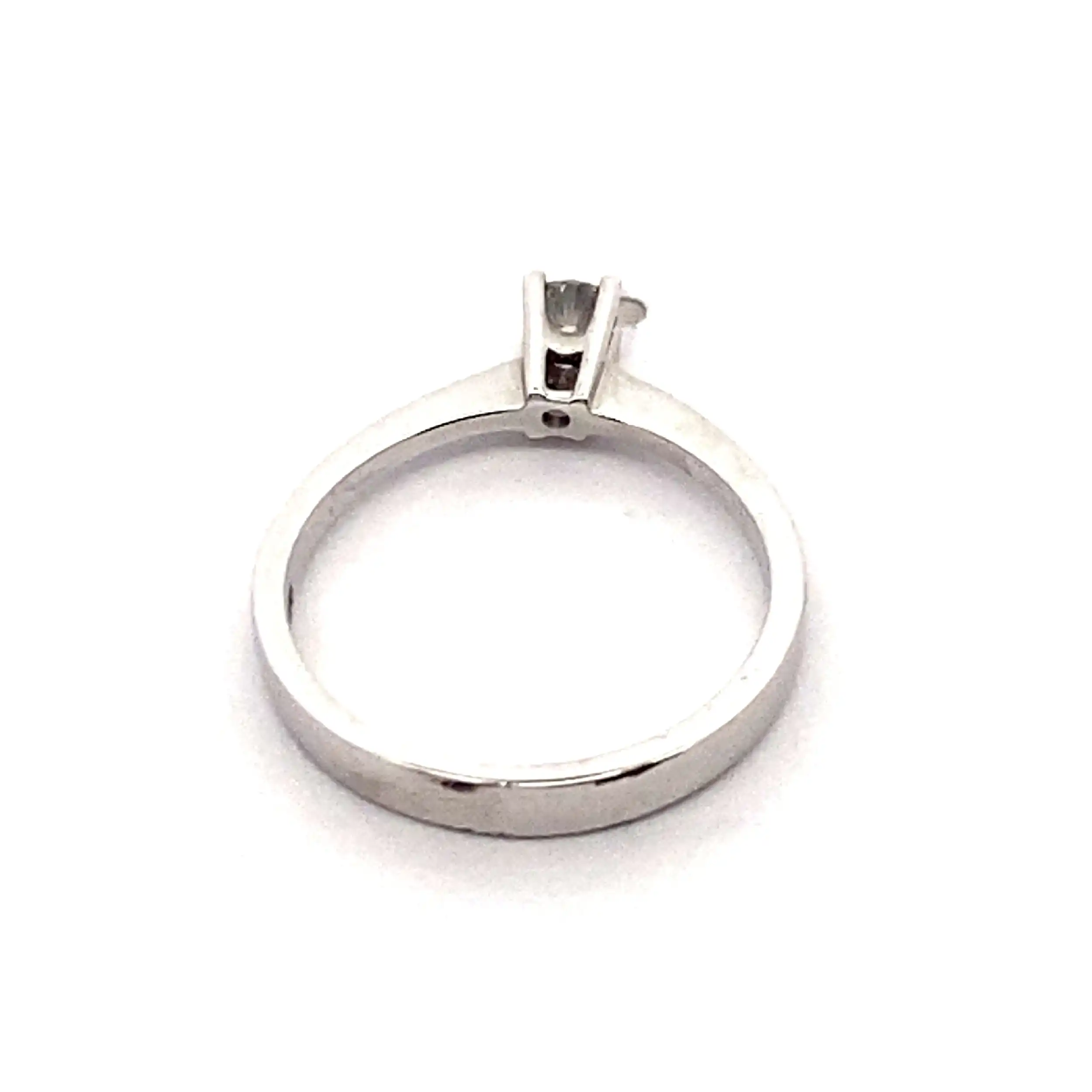 Ring Weißgold mit Brillant Solitär