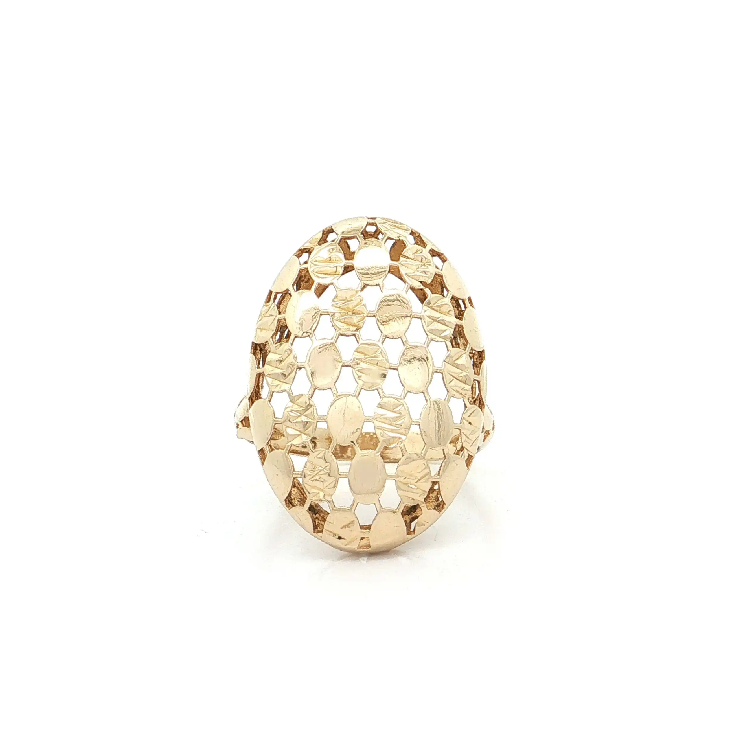 Ring Gelbgold mit Muster