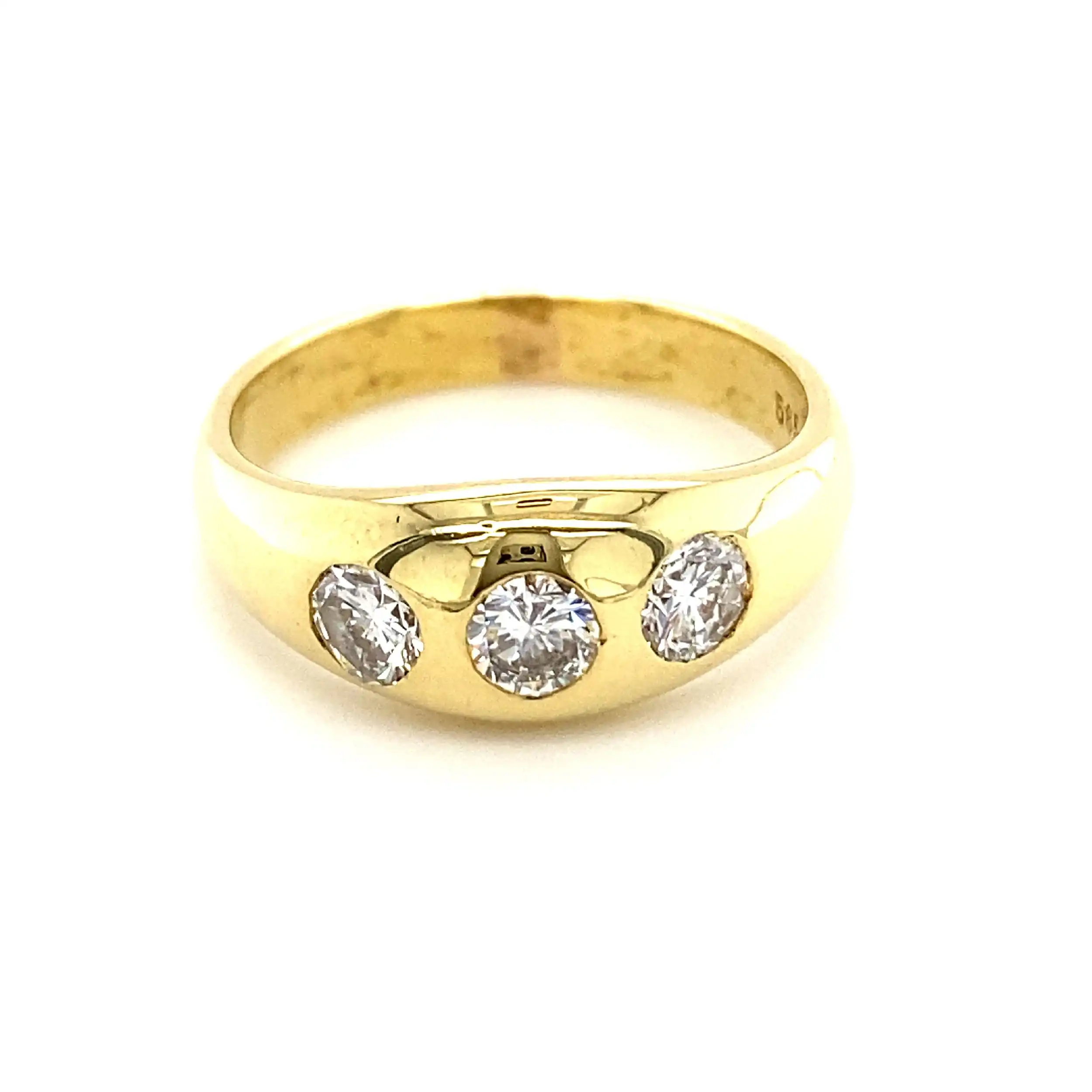 Ring Gelbgold mit Brillanten Ring Gelbgold mit Brillanten