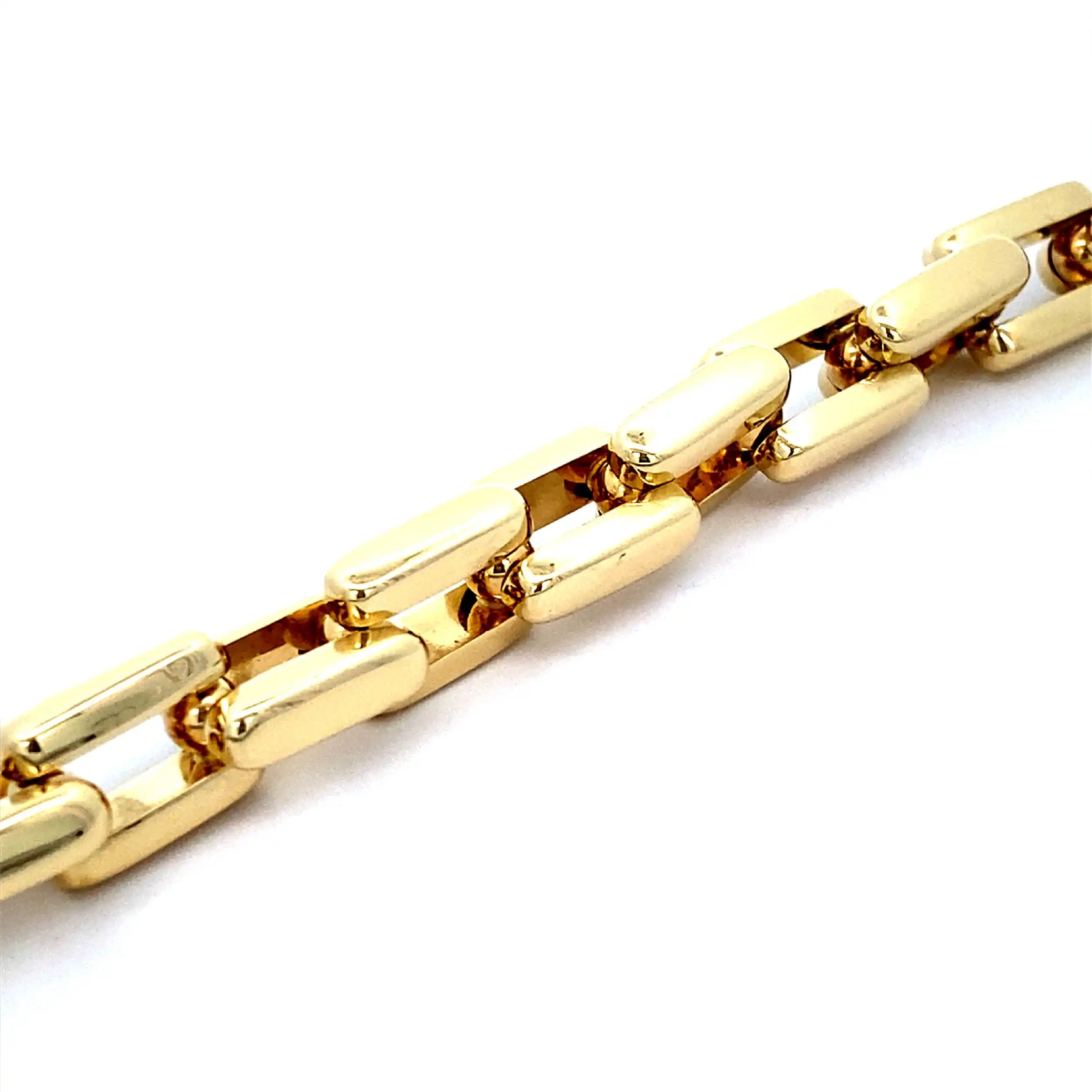Ankerarmband Bicolor mit Saphir Cabochon "Montecarlo Princess" Ankerarmband Bicolor mit Saphir Cabochon "Montecarlo Princess"