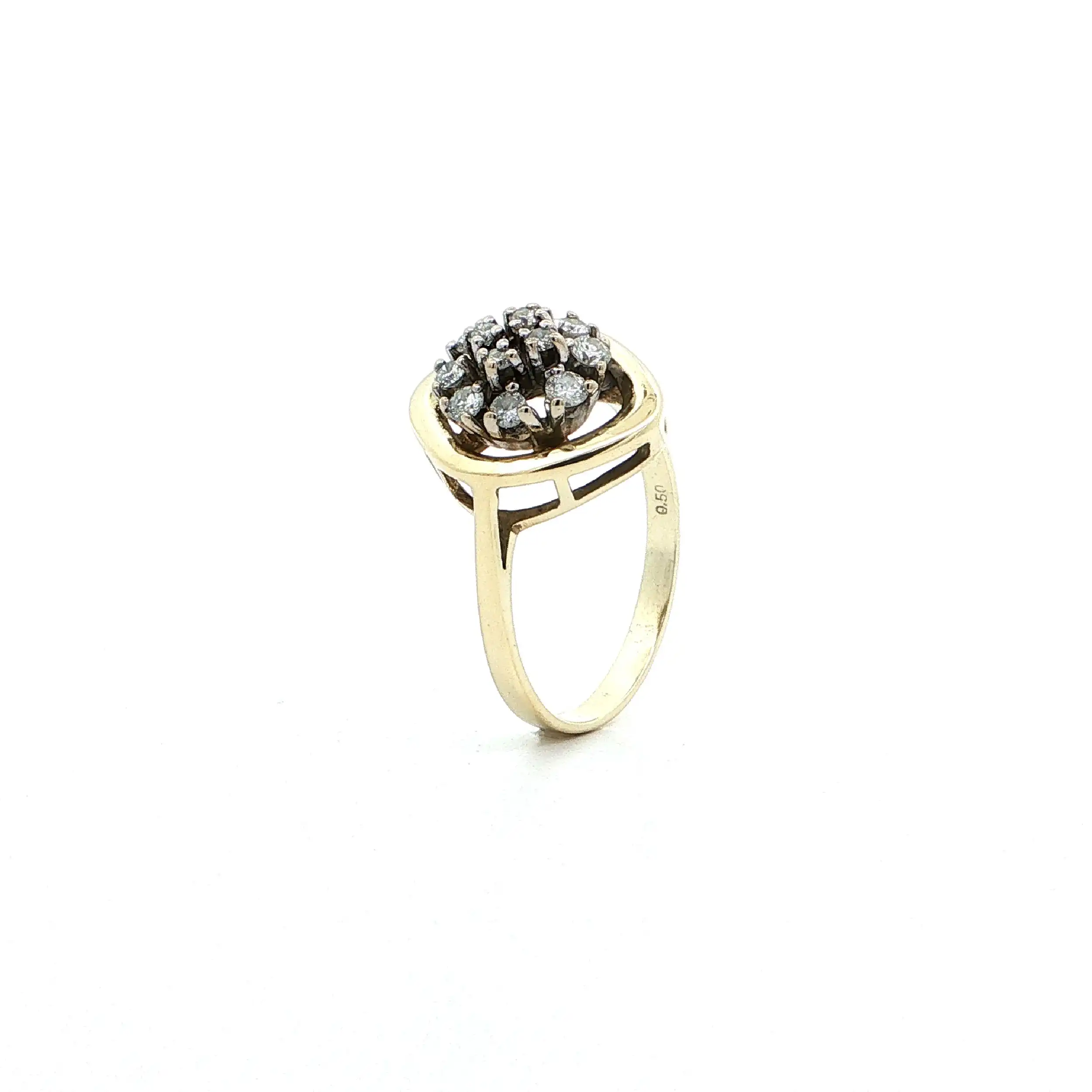 Ring Gelbgold mit Brillanten