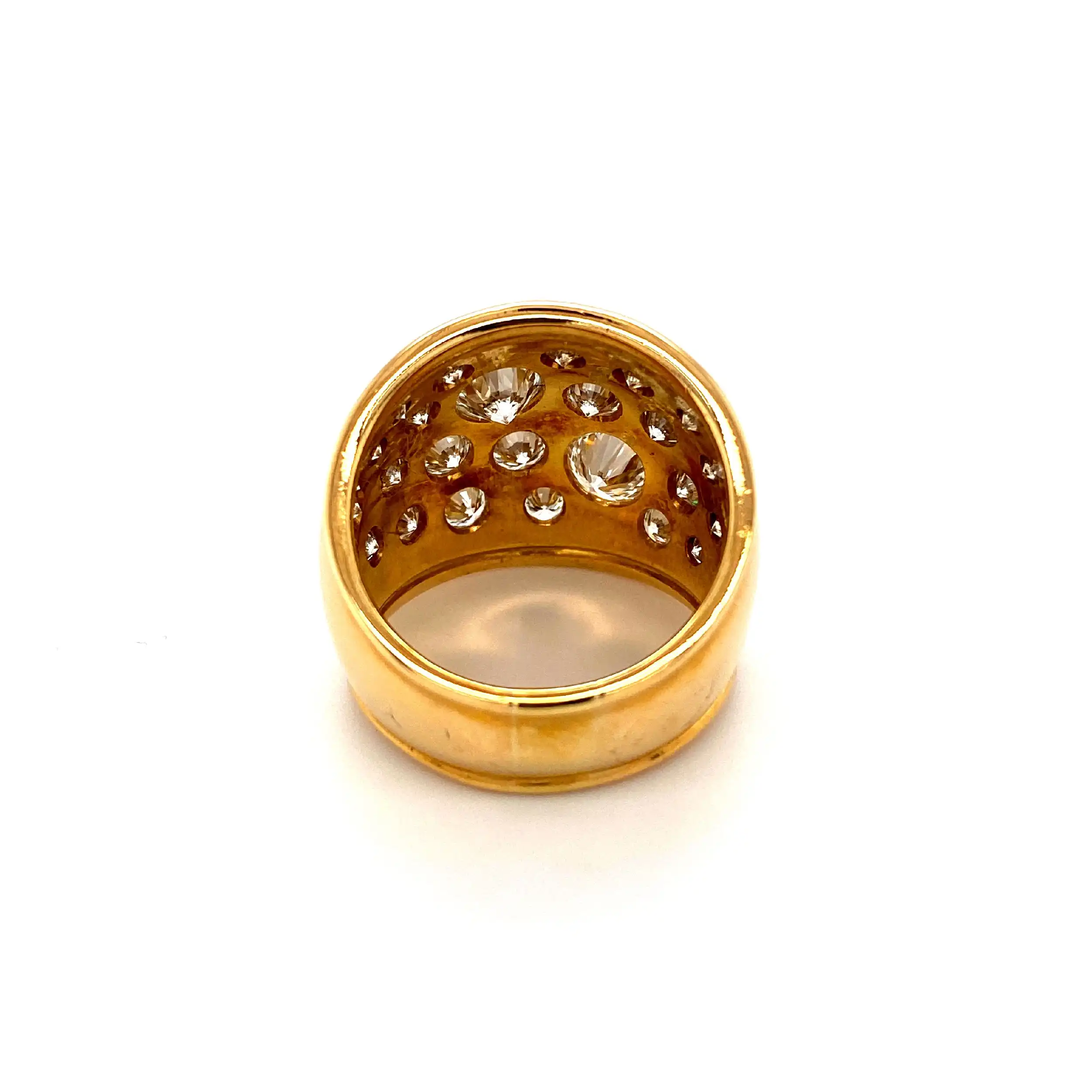 Ring Gelbgold Sternenhimmel mit Brillanten Ring Gelbgold Sternenhimmel mit Brillanten