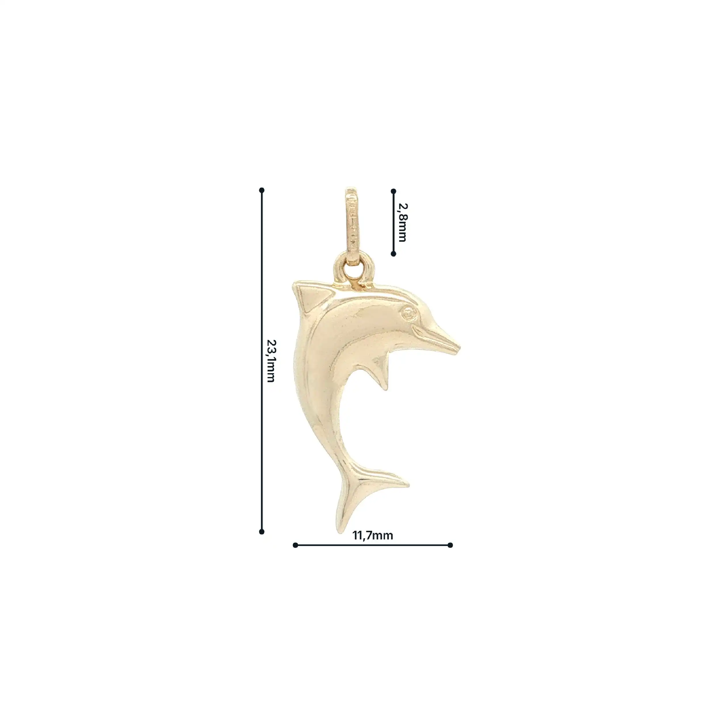 Anhänger Gelbgold "Delfin" Anhänger Gelbgold "Delfin"