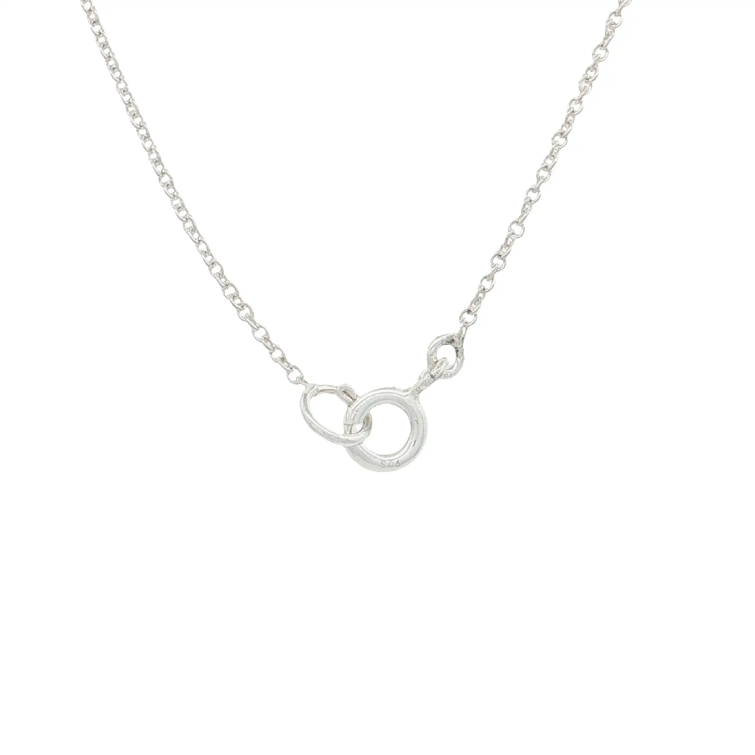 Kette Silber mit Anhänger mit Farbsteinen "Glocke" Kette Silber mit Anhänger mit Farbsteinen "Glocke"