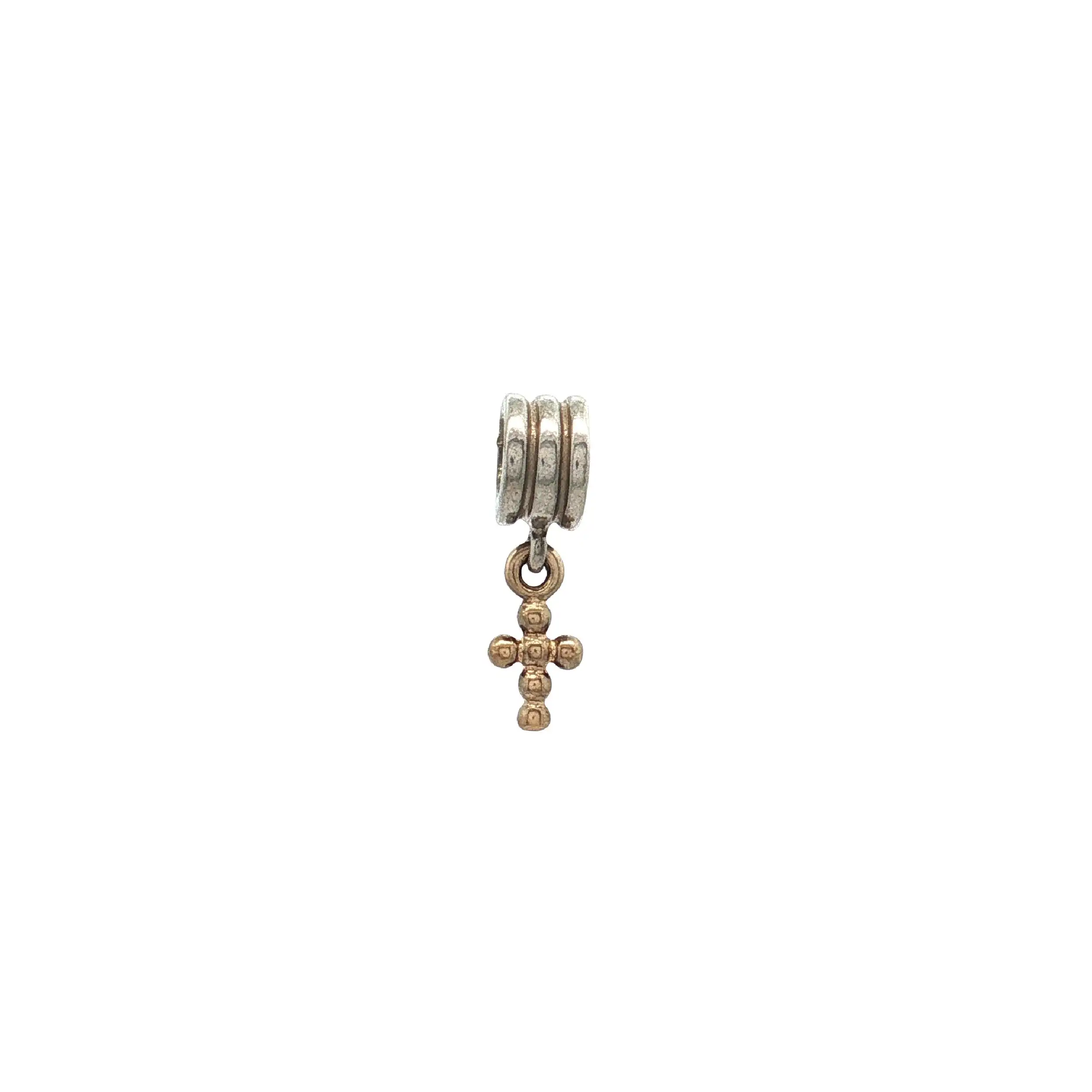 Charm Silber/Gold Pandora Kreuz Charm Silber/Gold Pandora Kreuz