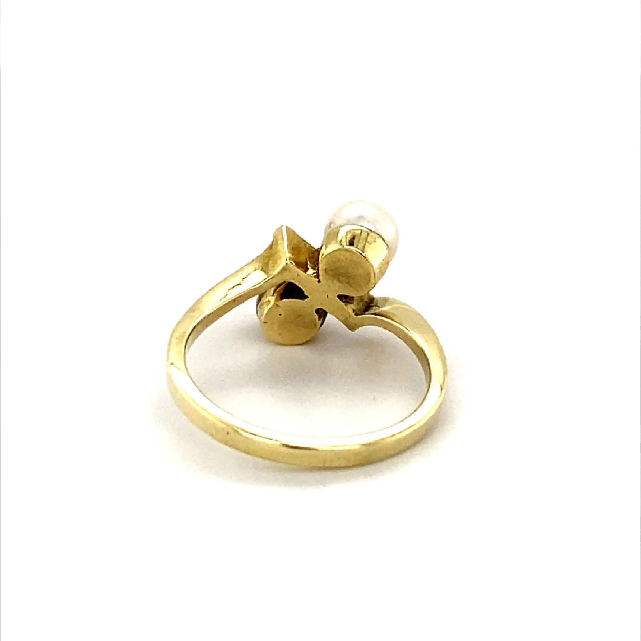 Ring Gelbgold mit Perlen Ring Gelbgold mit Perlen