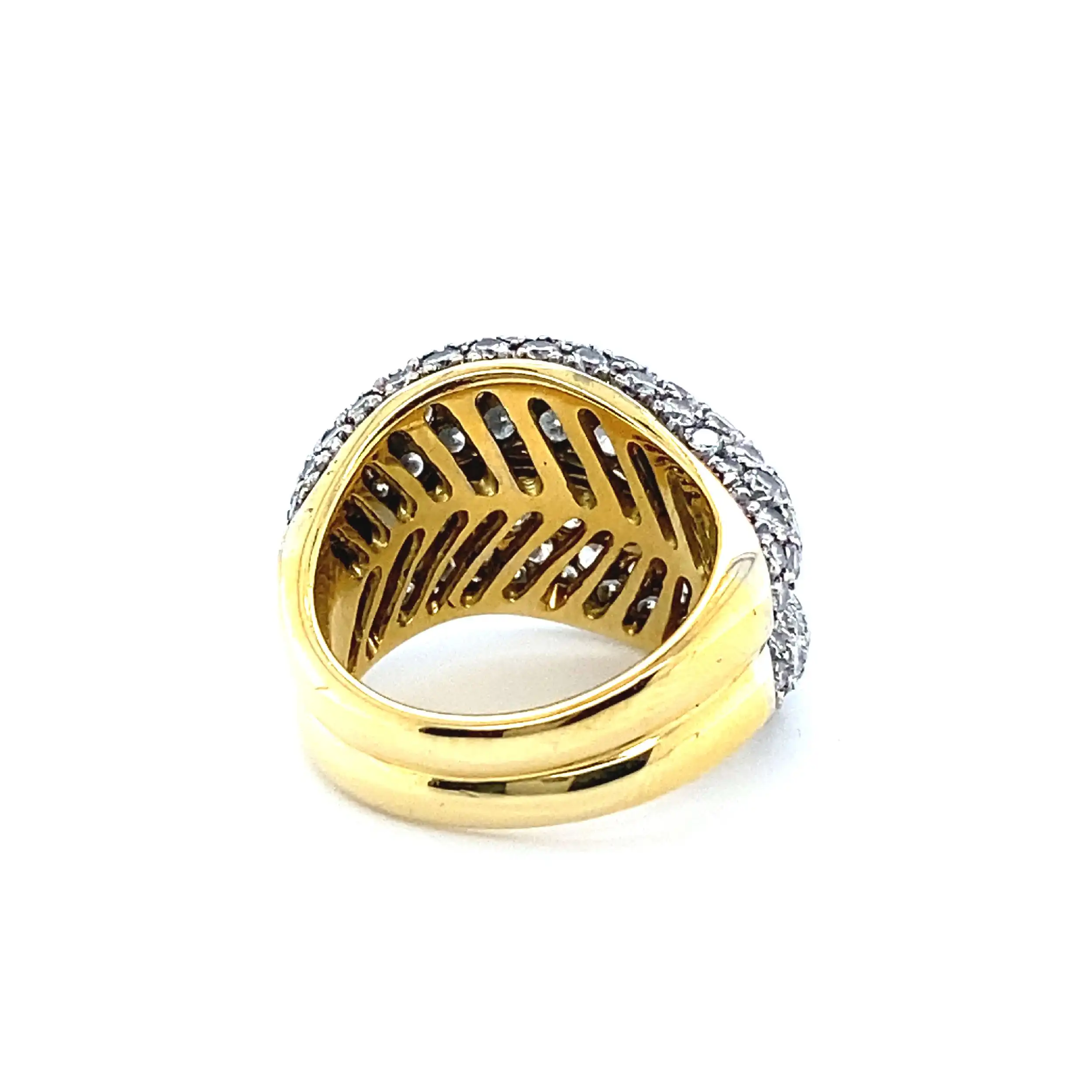 Ring Bicolor mit Brillanten Ring Bicolor mit Brillanten