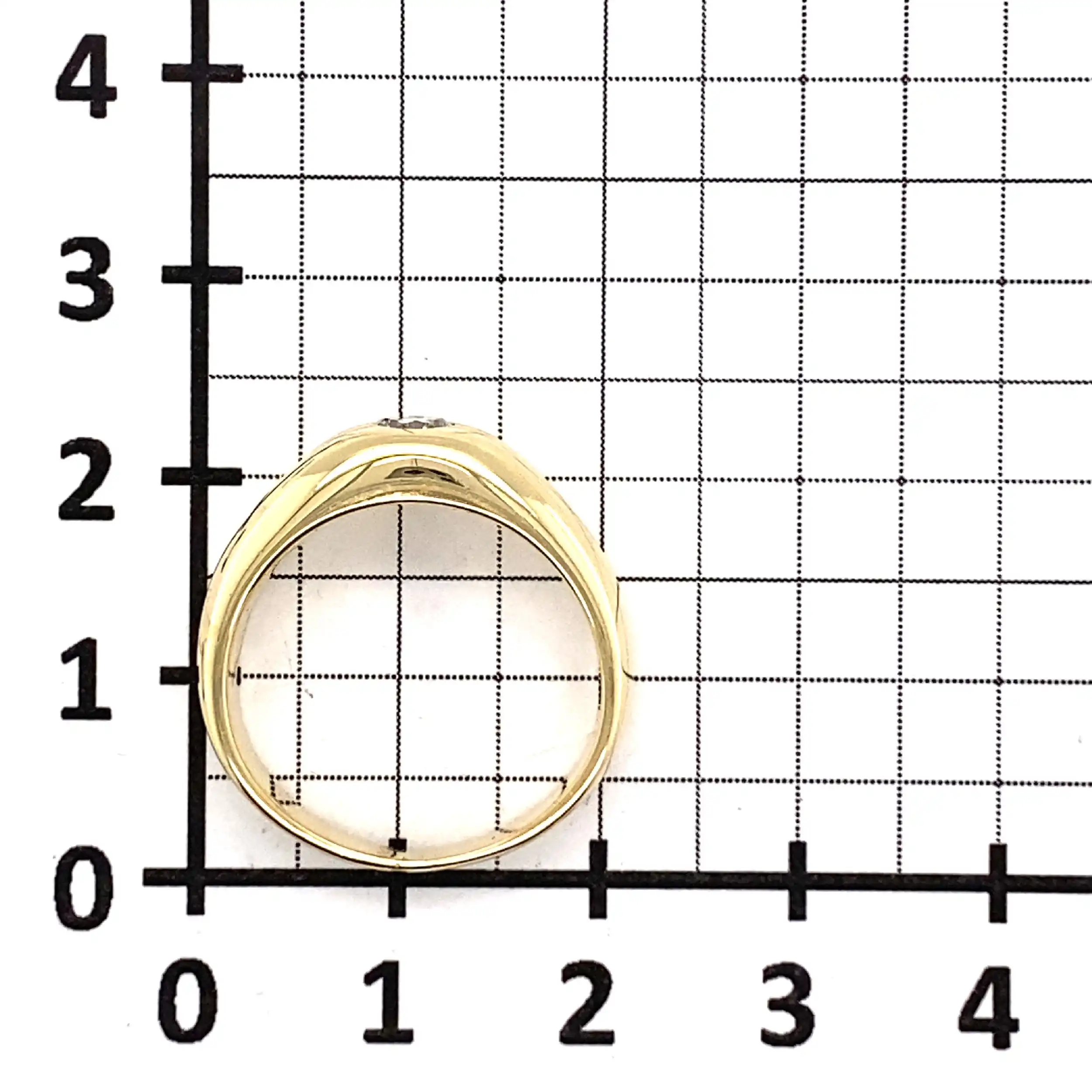 Ring Gelbgold mit Brillant Ring Gelbgold mit Brillant
