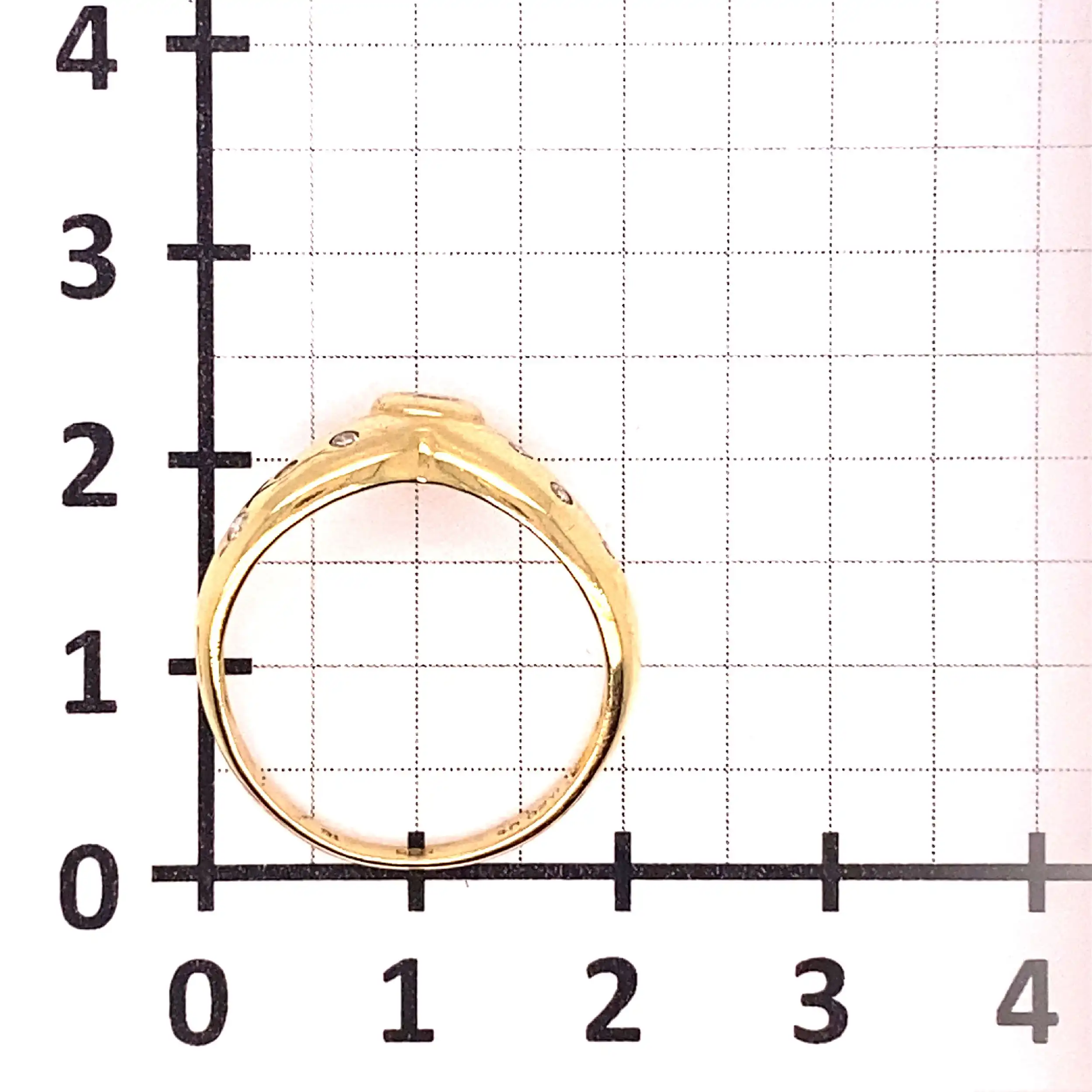 Ring Gelbgold mit Brillanten, graviert mit 0,20ct Ring Gelbgold mit Brillanten, graviert mit 0,20ct