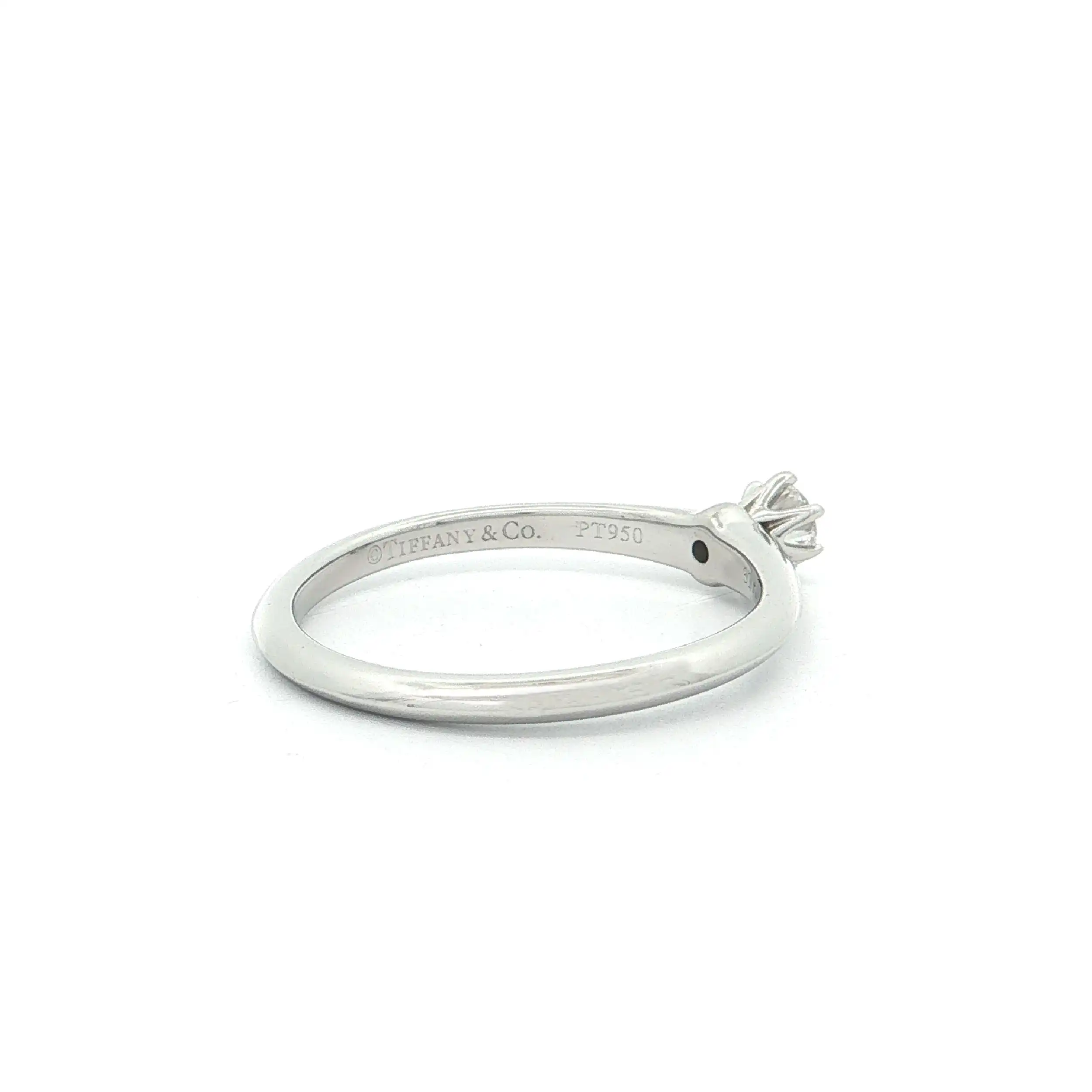 Solitärring Platin Tiffany Solitärring Platin Tiffany