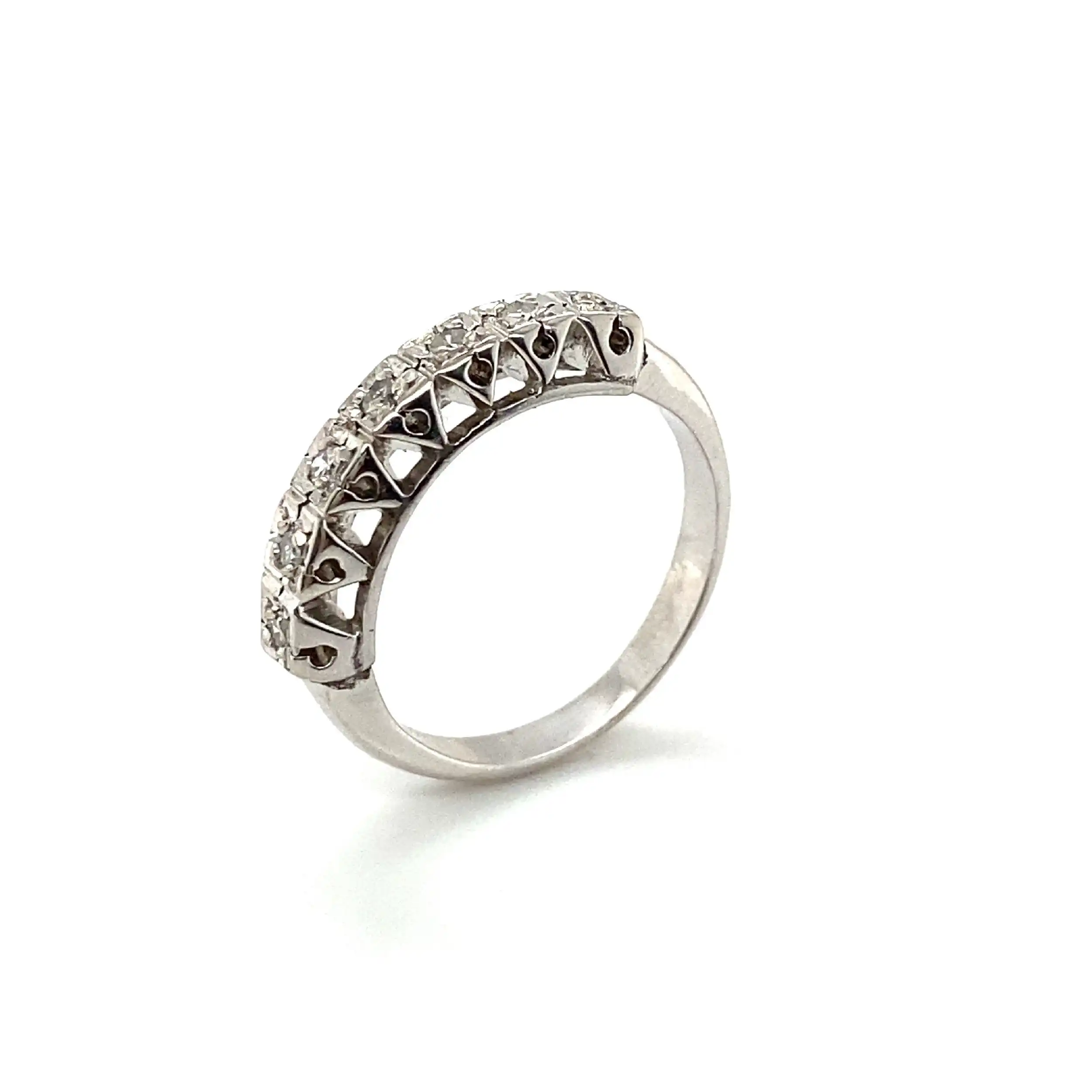 Ring Weißgold mit Brillanten Ring Weißgold mit Brillanten