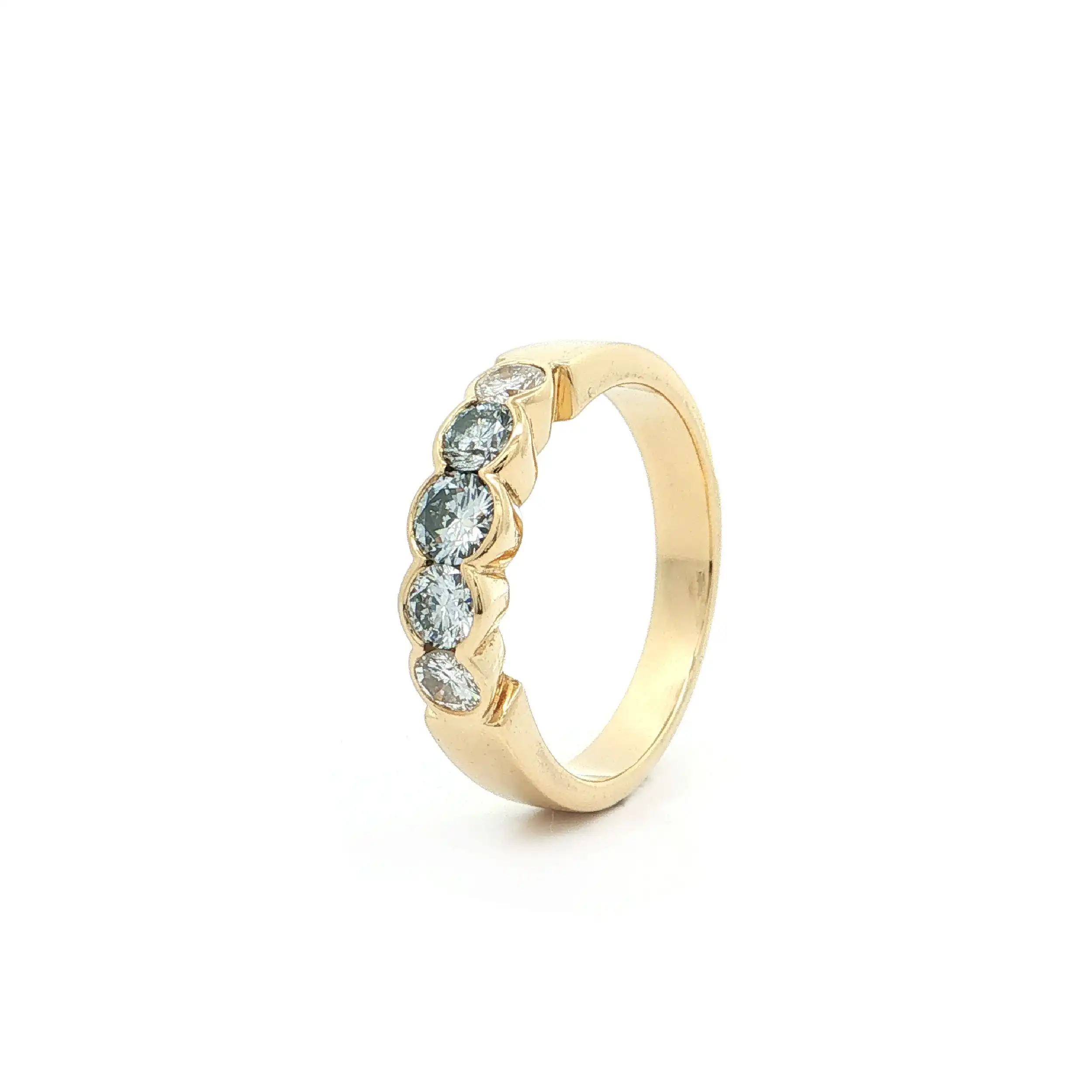 Ring Gelbgold mit Brillanten Ring Gelbgold mit Brillanten