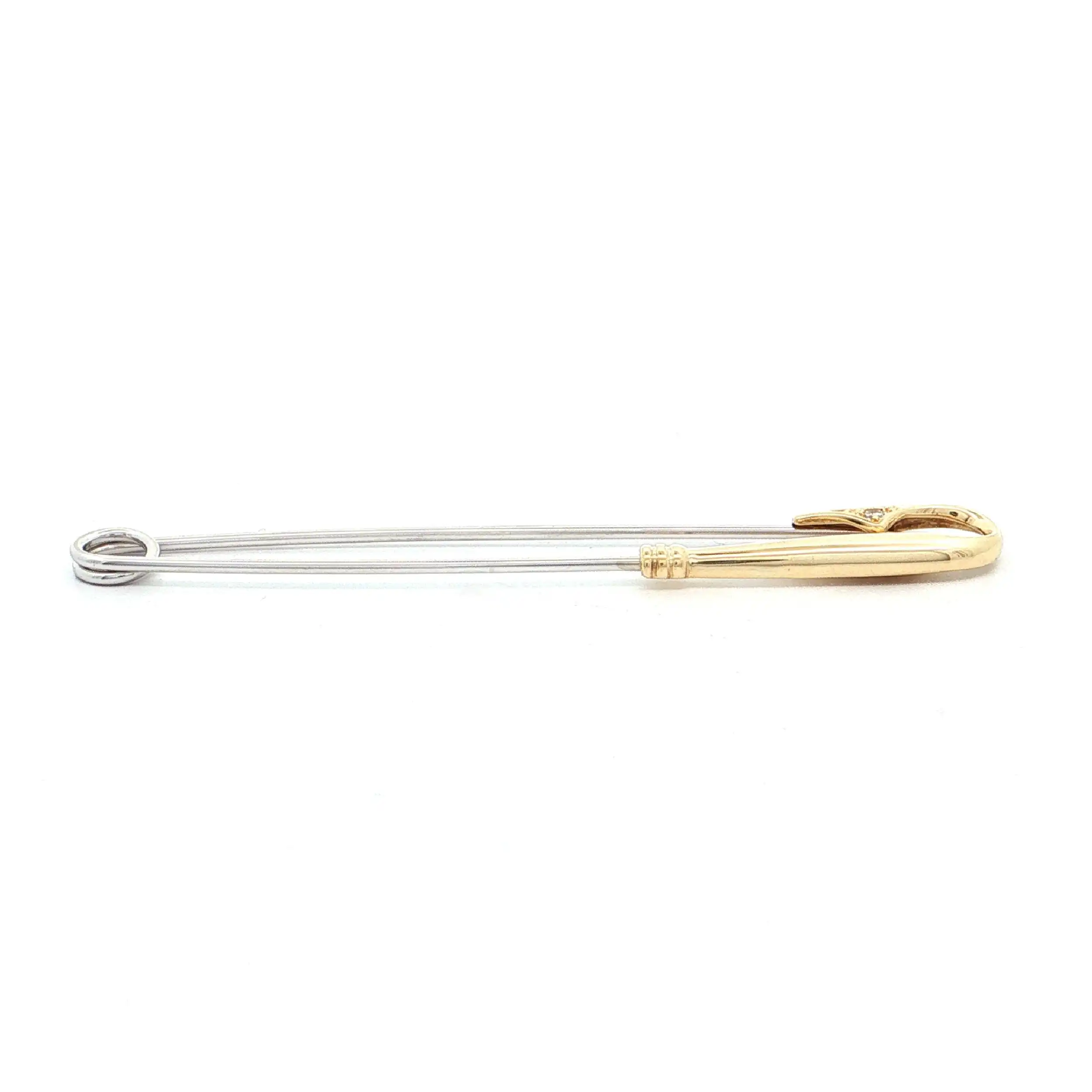 Anstecknadel Bicolor mit Brillant Anstecknadel Bicolor mit Brillant