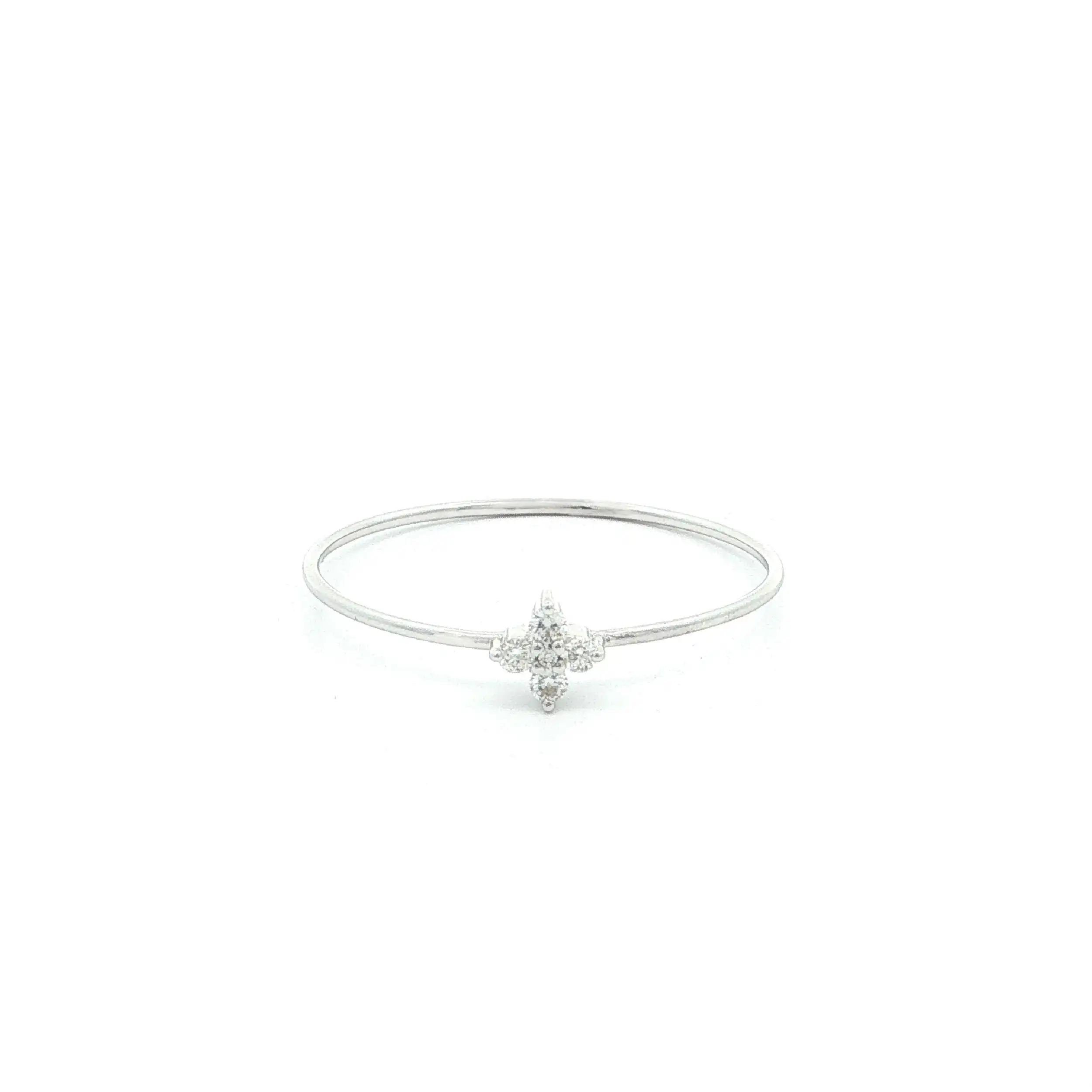 Ring Weißgold mit Brillanten Ring Weißgold mit Brillanten
