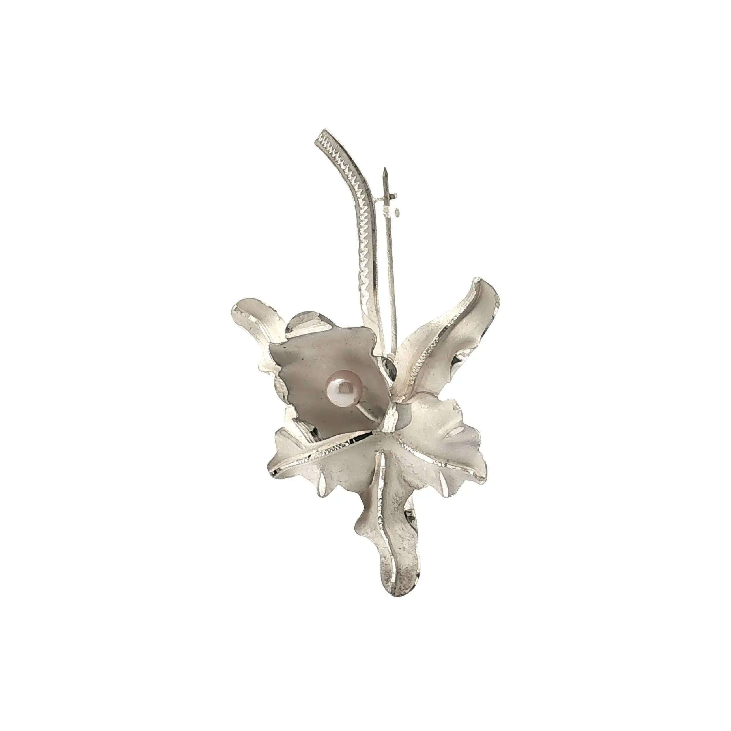 Brosche Silber mit Perle
