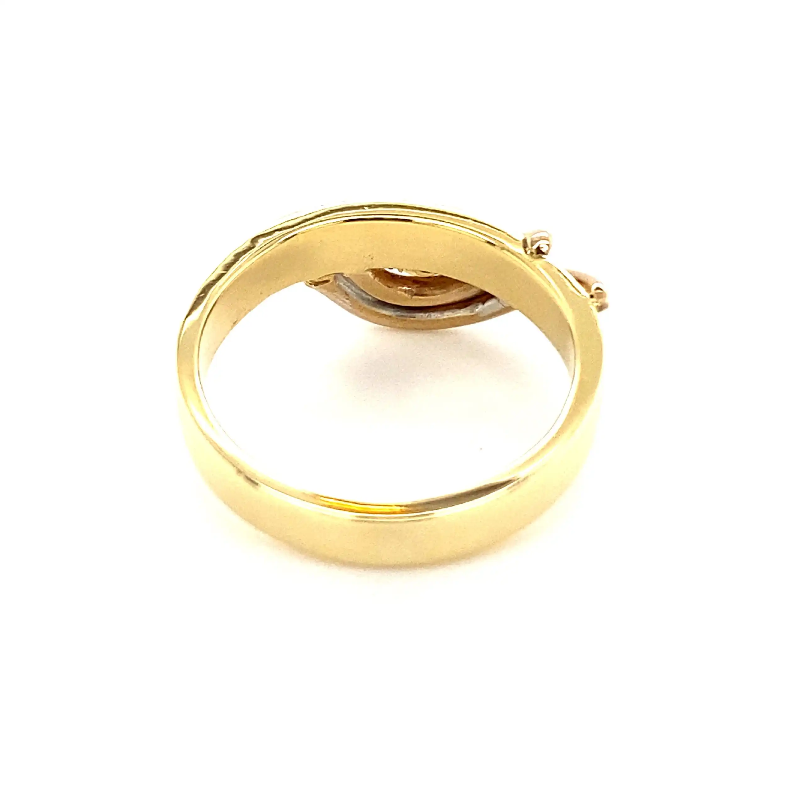 Ring Bicolor mit Perlen