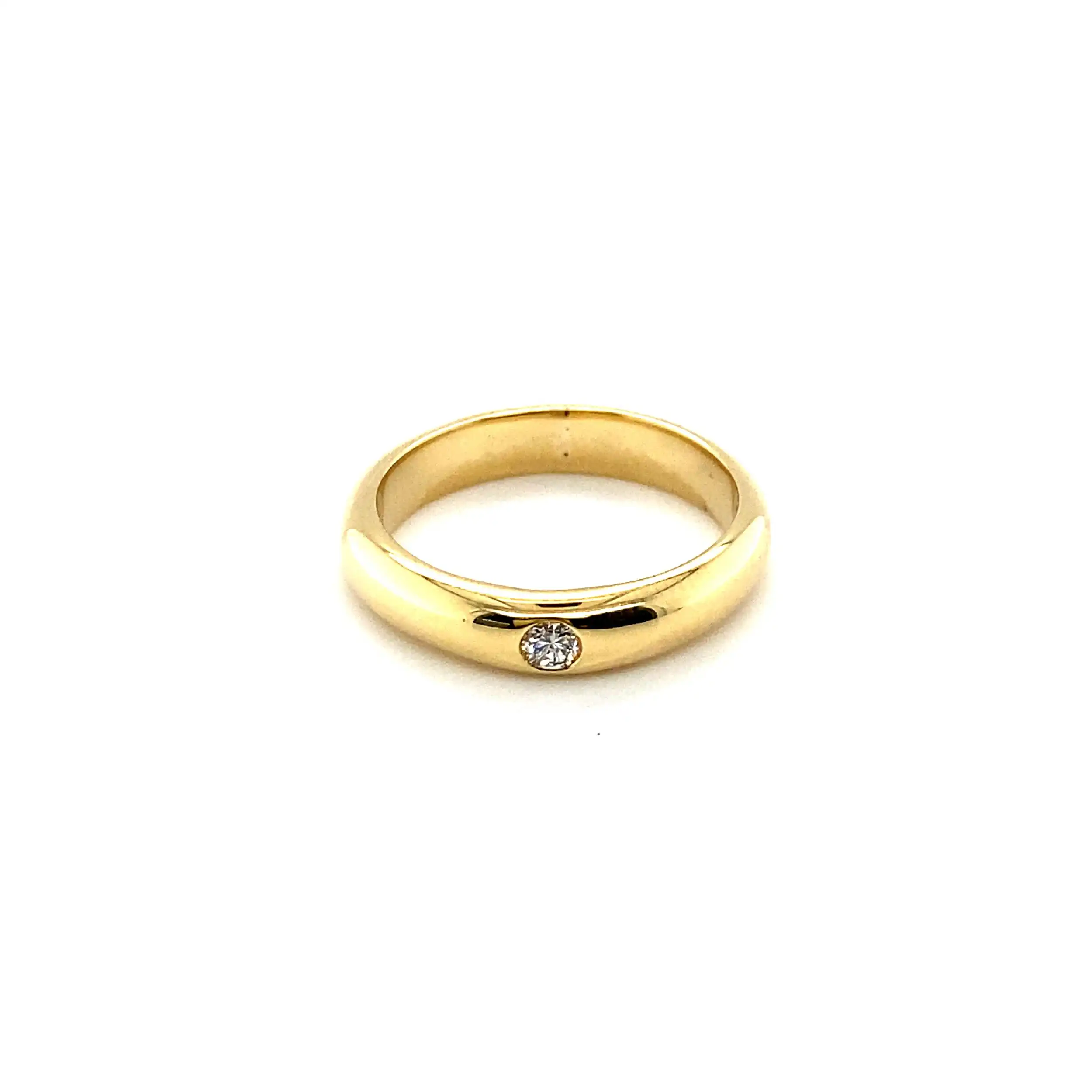 Ring Gelbgold mit Solitär Brillant Ring Gelbgold mit Solitär Brillant