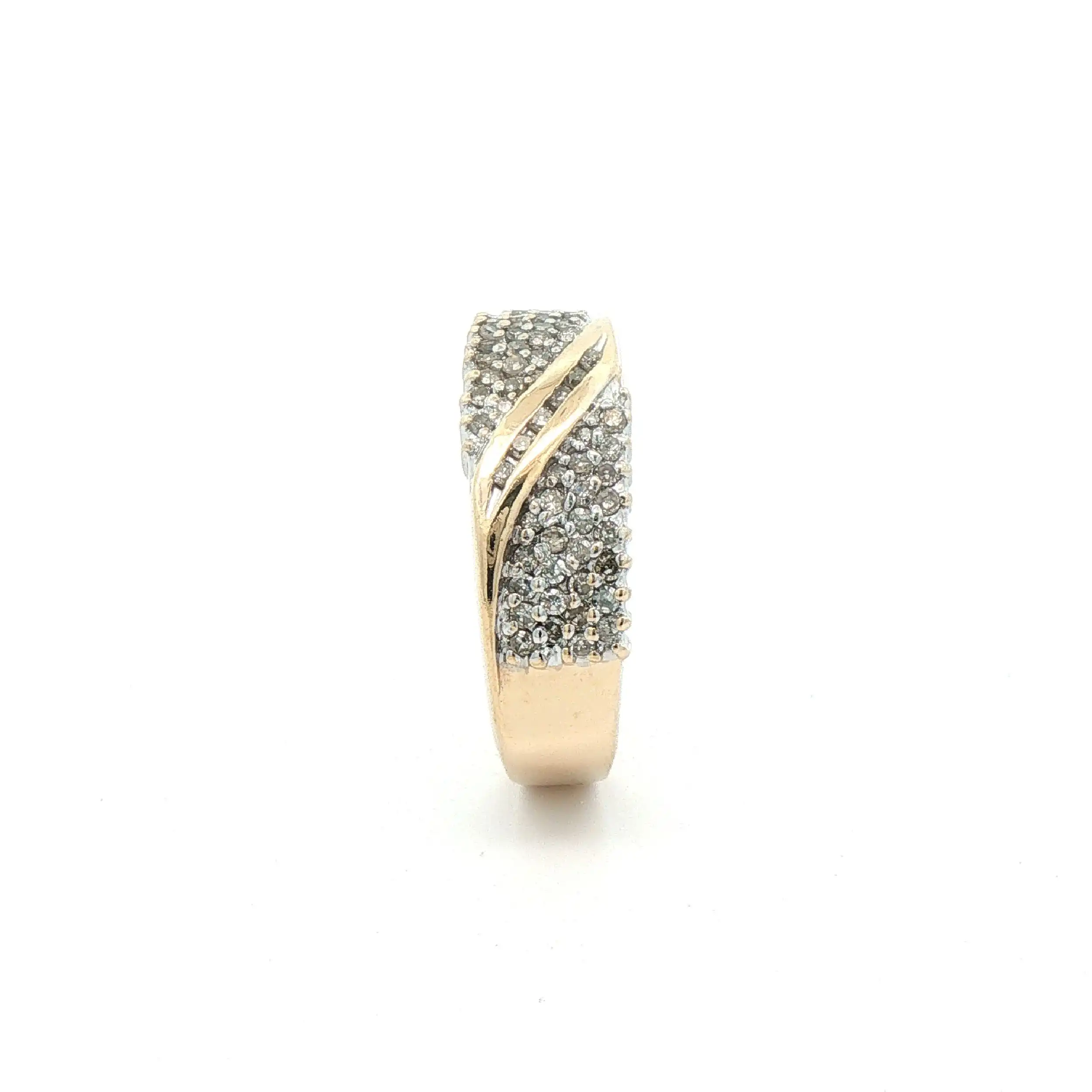 Ring Gelbgold mit Diamanten