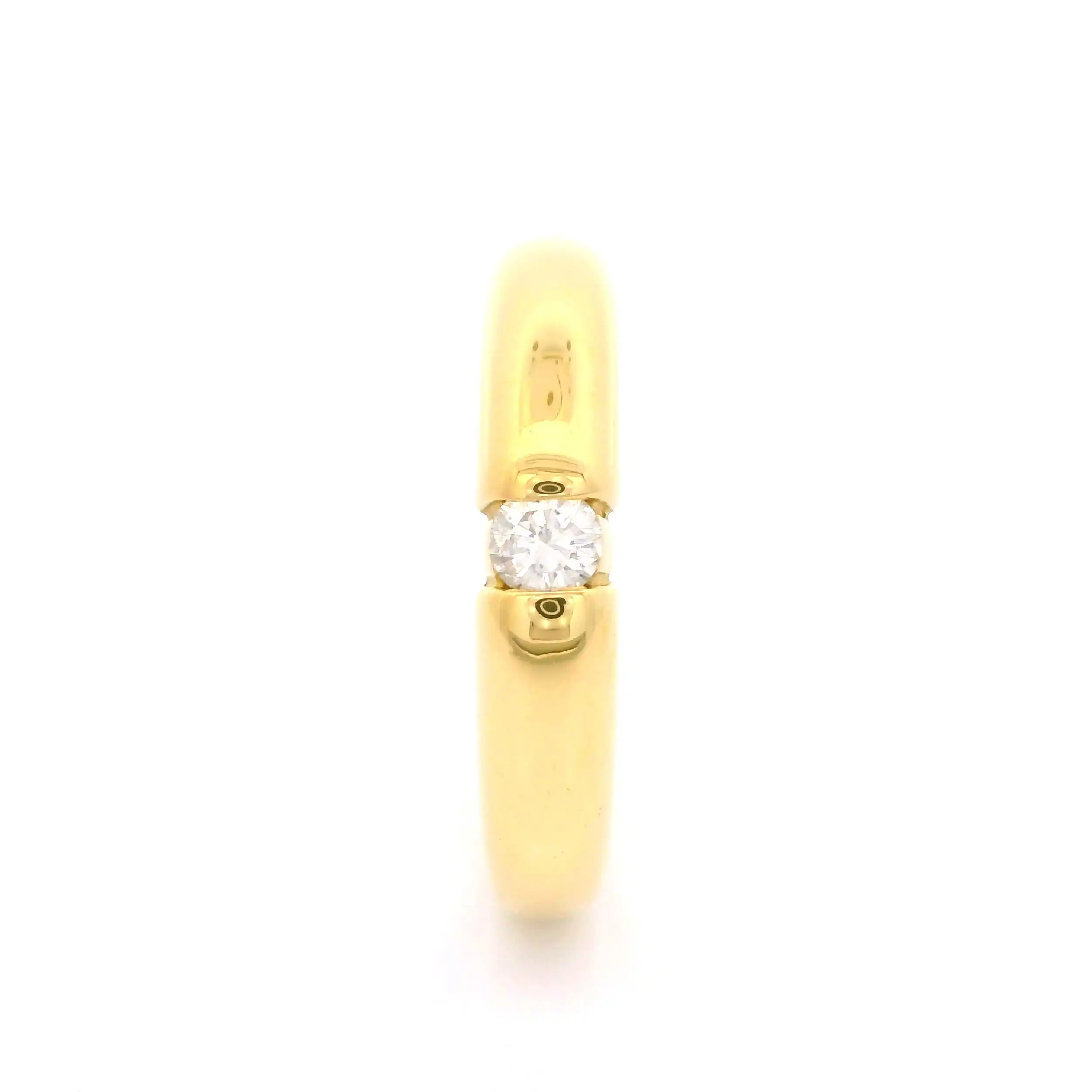 Ring Gelbgold Christ mit Brillant Solitär Ring Gelbgold Christ mit Brillant Solitär