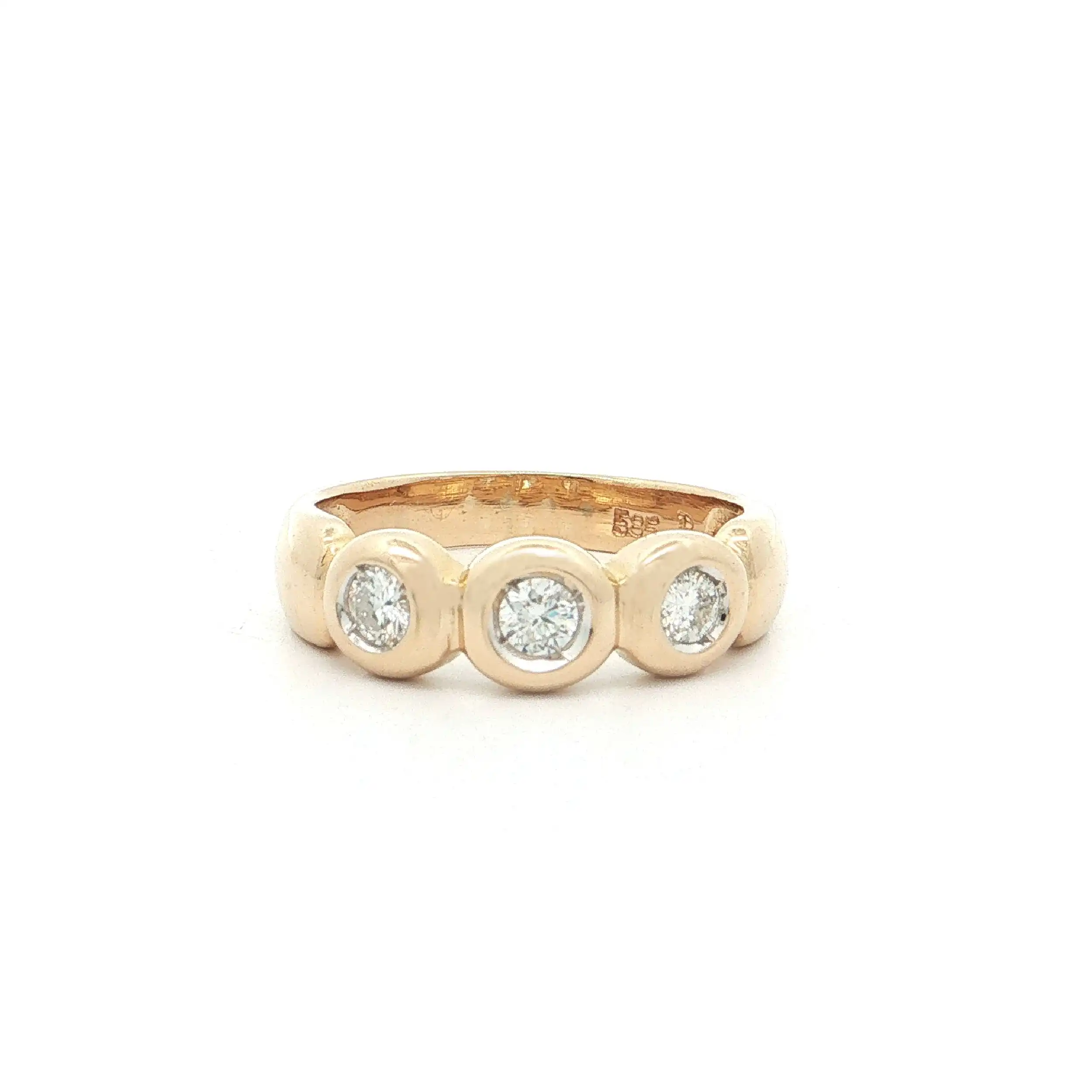 Ring Gelbgold mit Brillanten